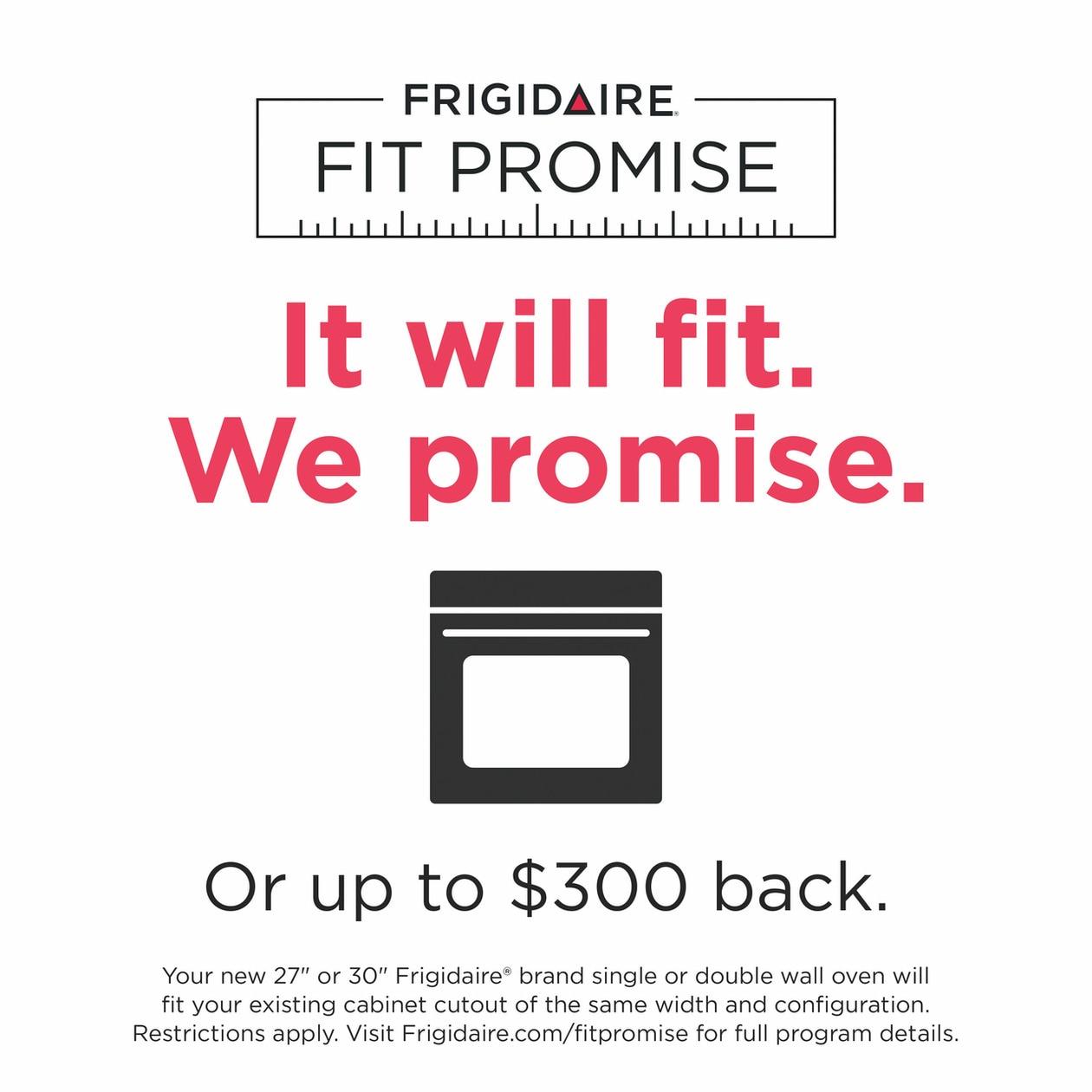 FRIGIDAIRE GCWS3067AF Frigidaire Gallery 30'' Single Electric Wall Oven With Total CONVEC...