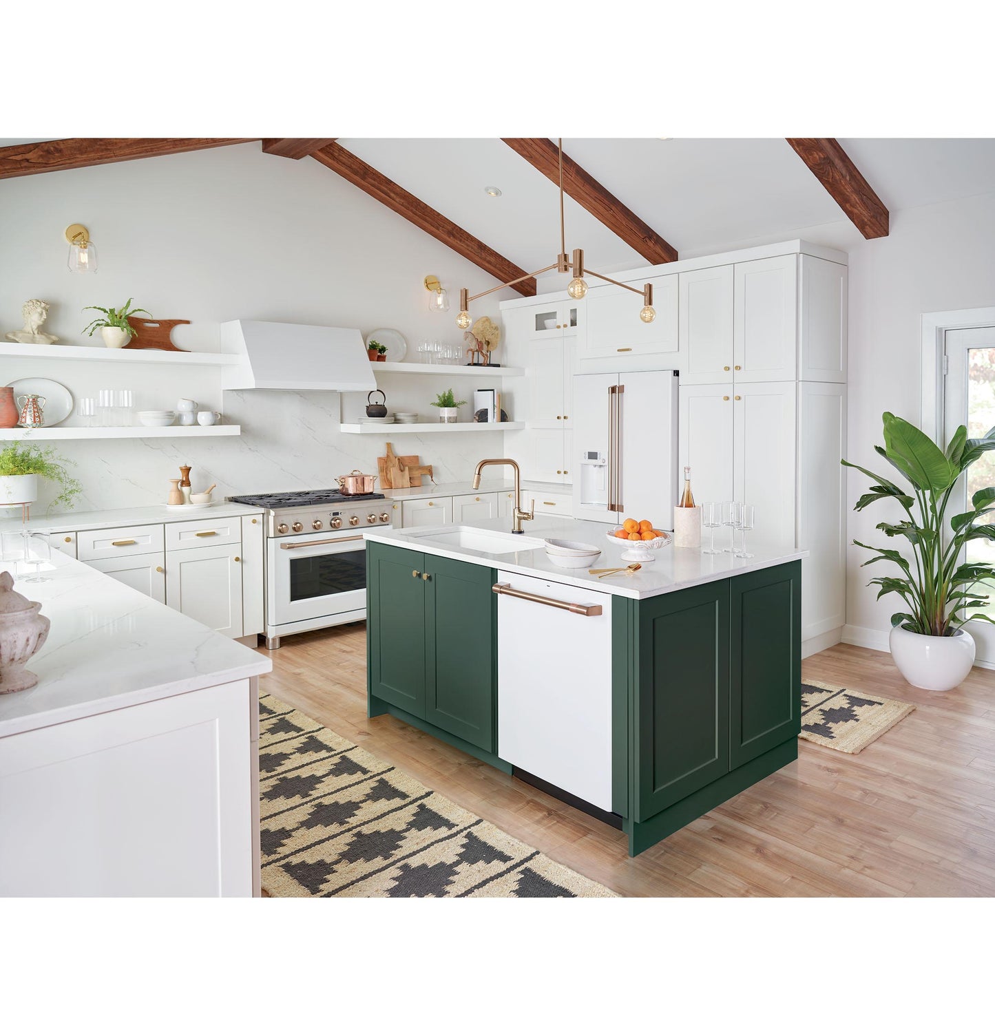 CAFE CYE22TP4MW2 Cafe Energy Star 22.2 Cu. Ft. Counter-depth French-door RE...