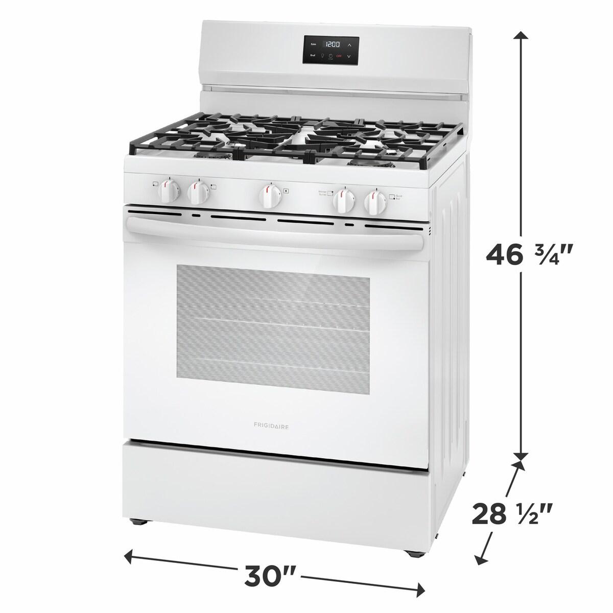 FRIGIDAIRE FCRG3052BW Frigidaire 30"" Gas Range