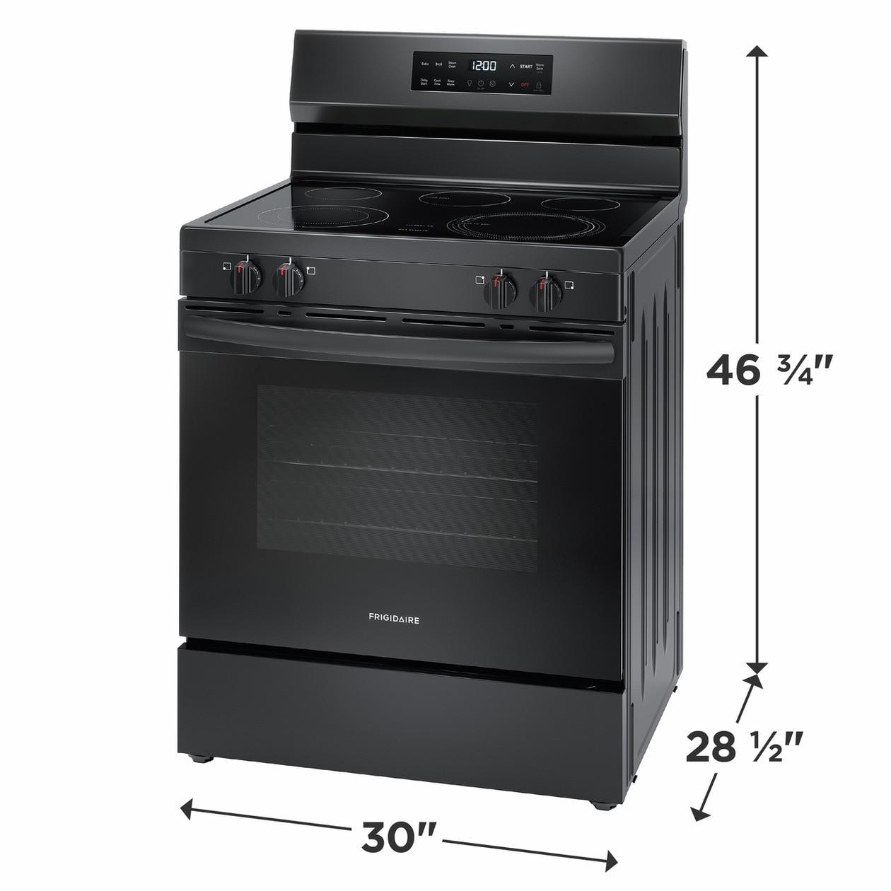 FRIGIDAIRE FCRE3062AB Frigidaire 30"" Electric Range With the Eventemp