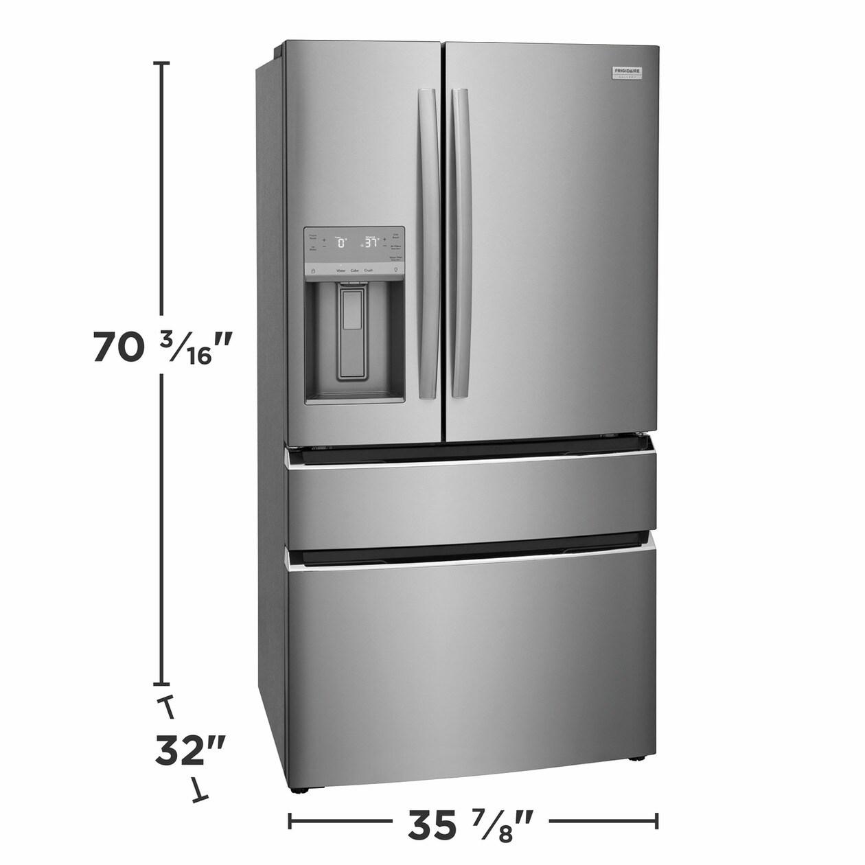 FRIGIDAIRE GRMC2273CF Frigidaire Gallery 21.5 Cu. Ft. Counter-depth 4-door French Door RE...