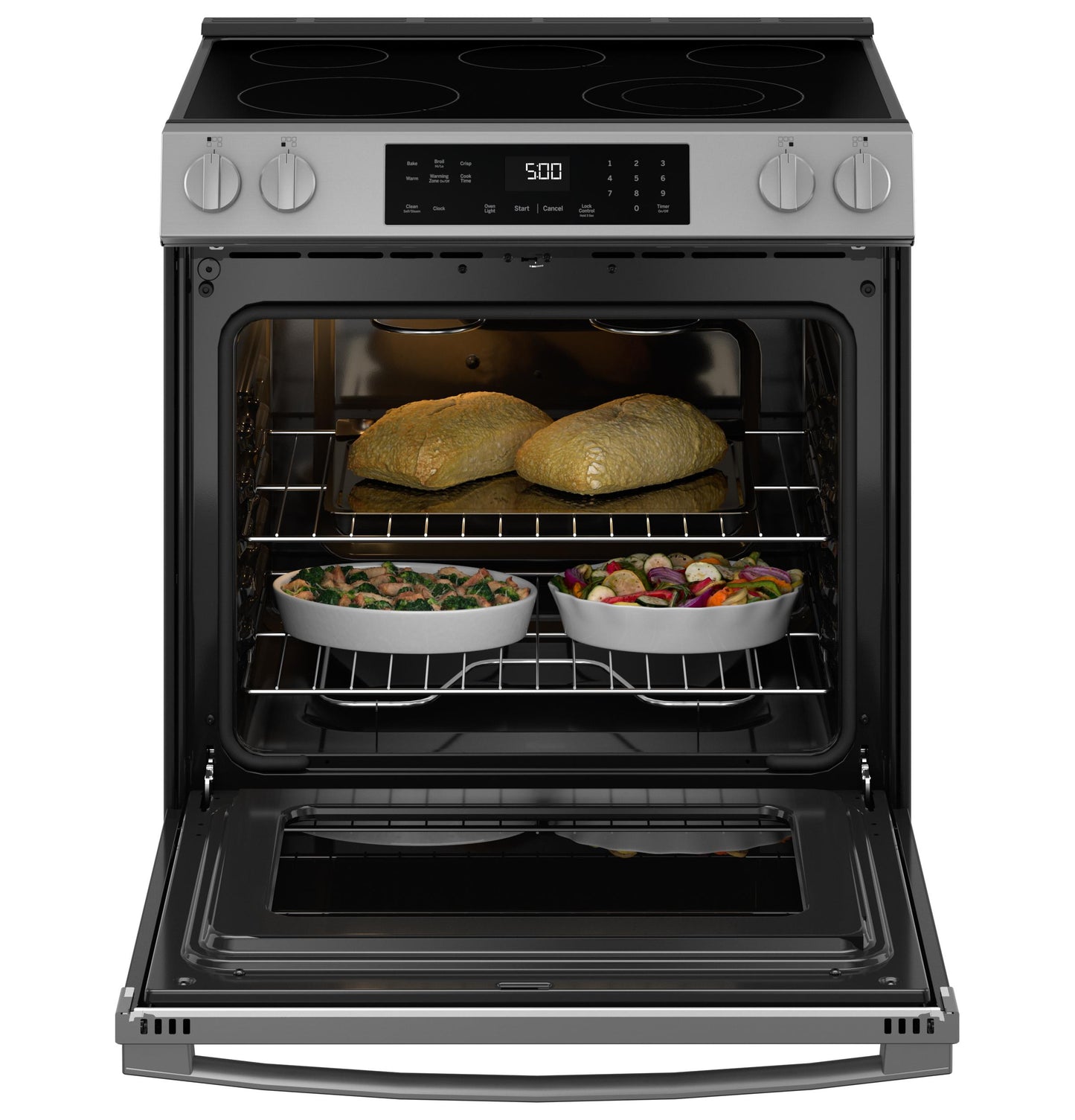 GE APPLIANCES GRS500PVSS Ge 30"" Slide-in Electric Range