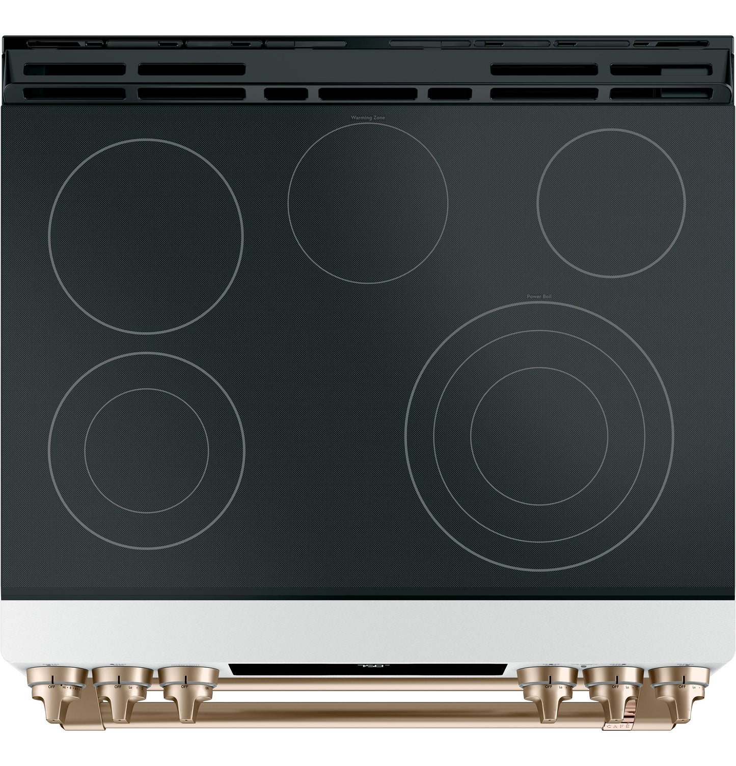 CAFE CES750P4MW2 Cafe 30"" Slide-in Front Control Radiant and Convection DOUBLE...