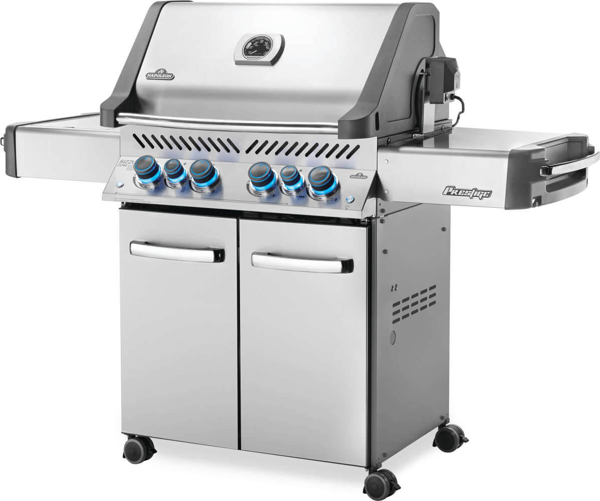 NAPOLEON BBQ P500RSIBPSS3 Prestige 500 Rsib Infrared Side & Rear Burners Stainless Steel , ...