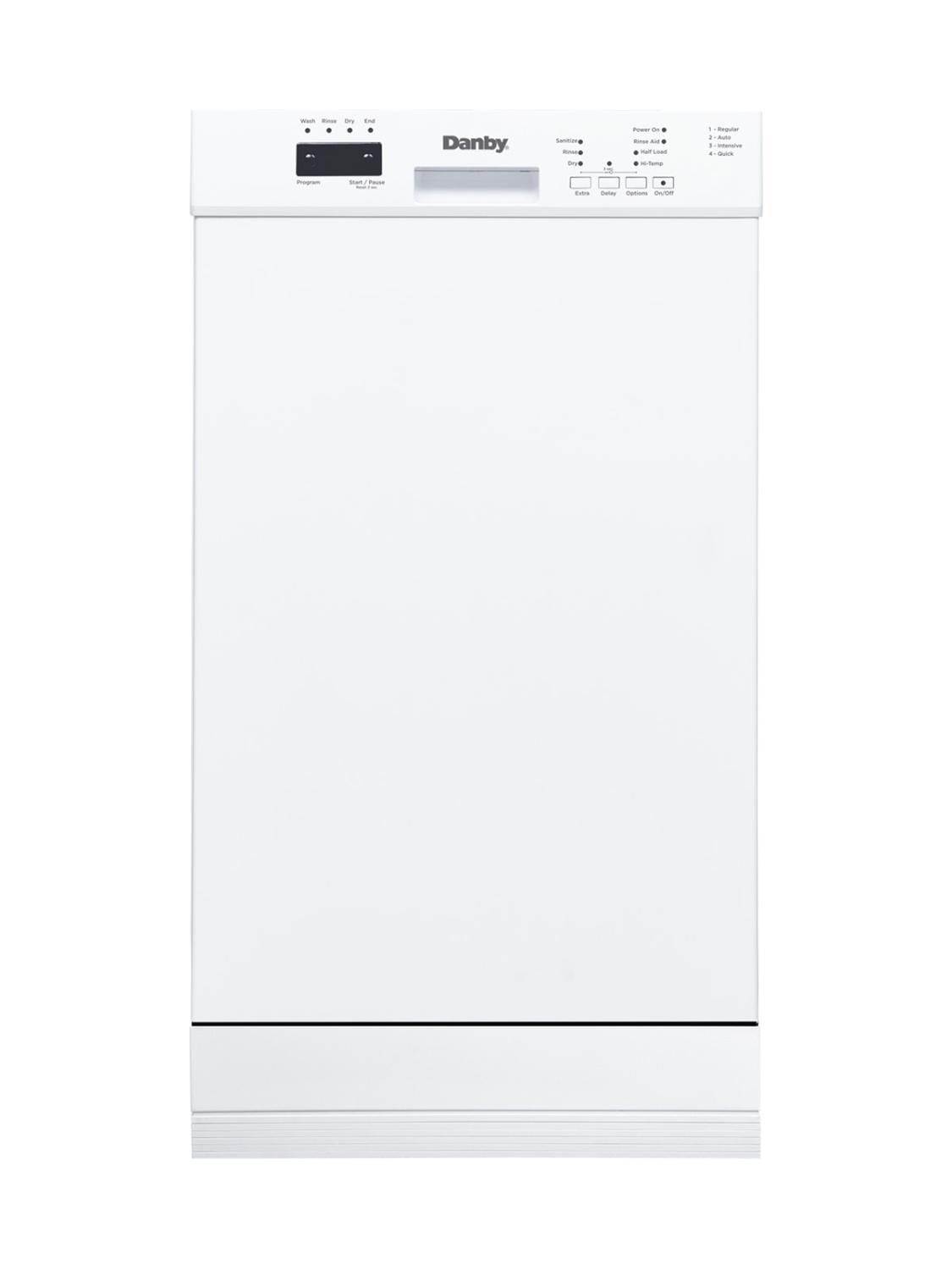 DANBY DDW18D1EW Danby 18"""" Built-in Dishwasher With Front Controls (white)