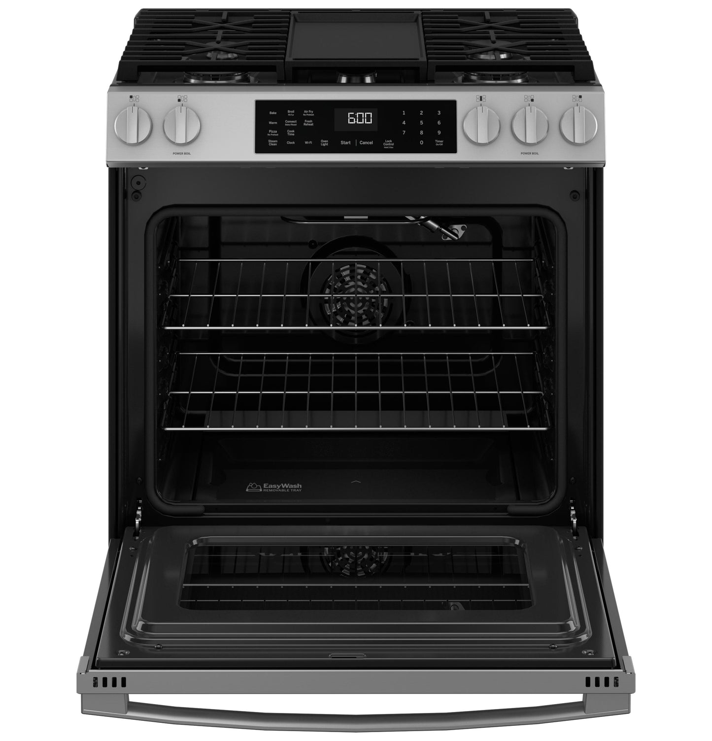GE APPLIANCES GGS600AVFS Ge 30"" Slide-in Front-control Convection Gas Range With No PREHE...