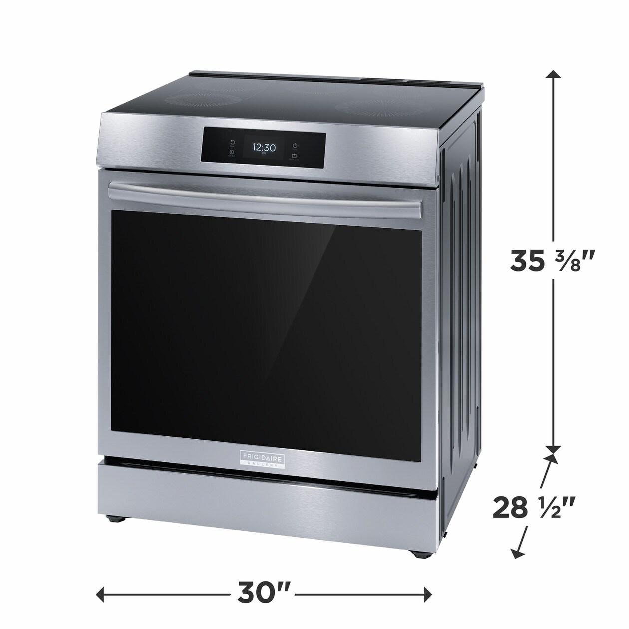 FRIGIDAIRE GCFI3060BF Frigidaire Gallery 30"" Front Control Induction Range With Total CON...