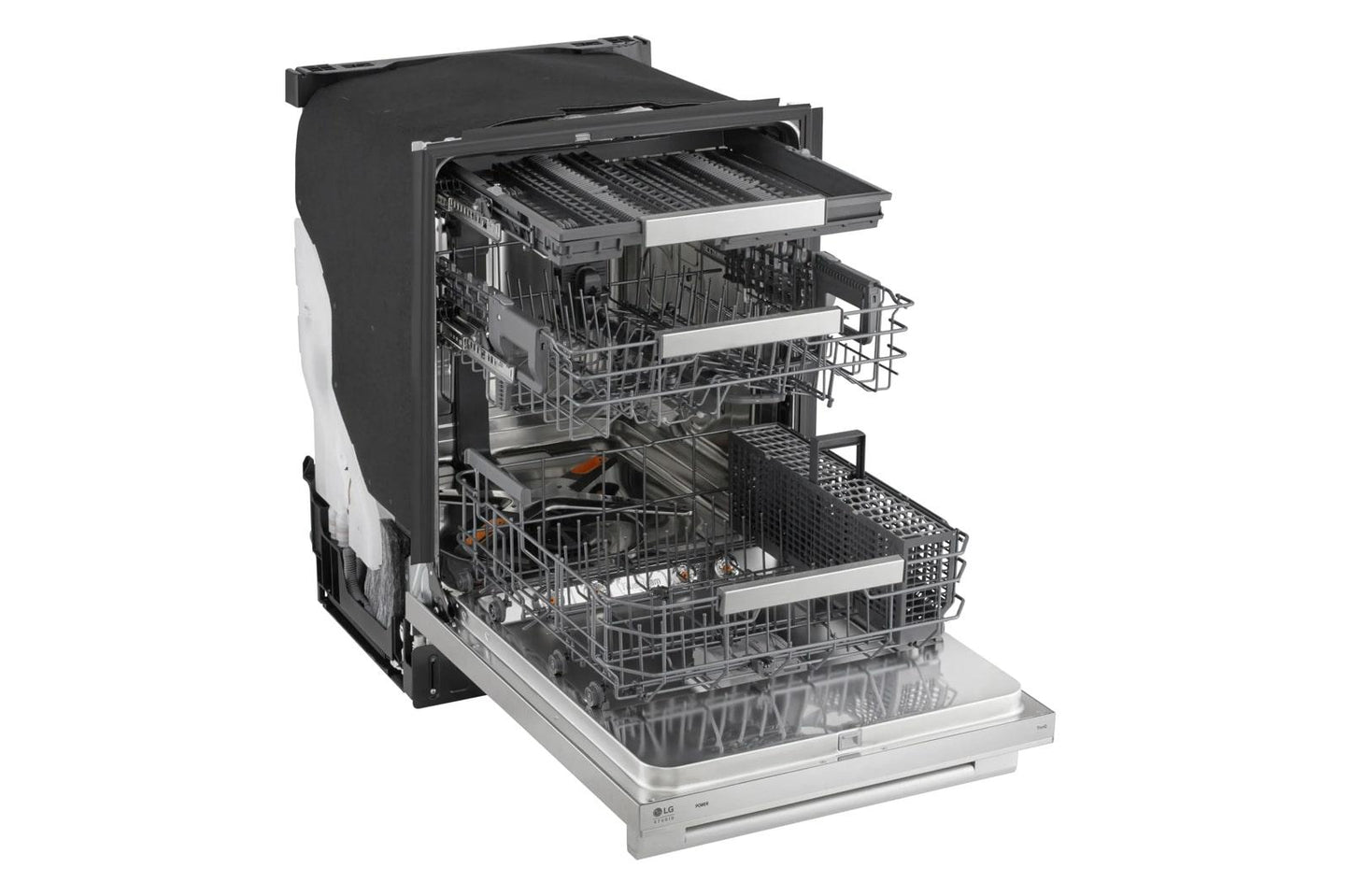 LG SDNTHS72S LG Studio Smart Top Control Dishwasher With 1-hour Wash & Dry, QUAD...