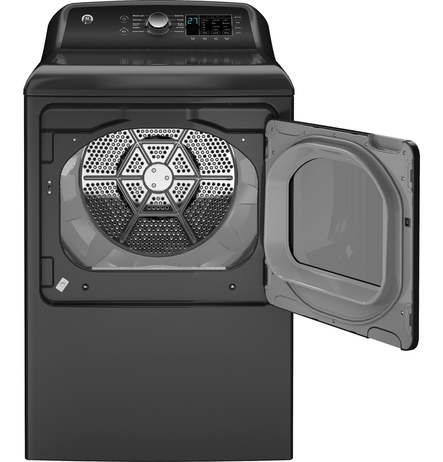GE APPLIANCES GTD58EBPVDG Ge 7.4 Cu. Ft. Capacity Electric Dryer With Up To 120 Ft. VENTIN...