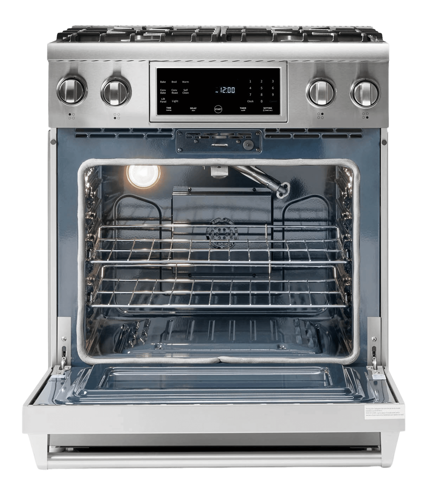 THOR KITCHEN TRG3001LP 30 Inch Tilt Panel Professional Gas Range - Liquid Propane