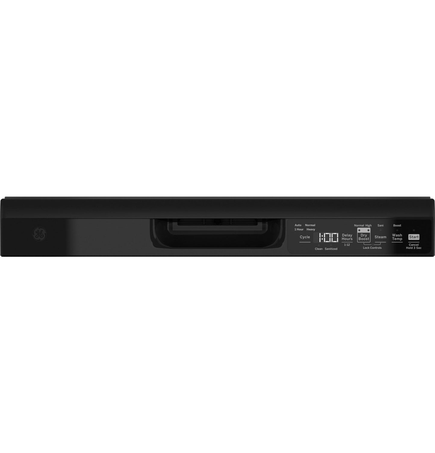 GE APPLIANCES GDF550PGRBB Ge Front Control With Plastic Interior Dishwasher With Sanitize ...
