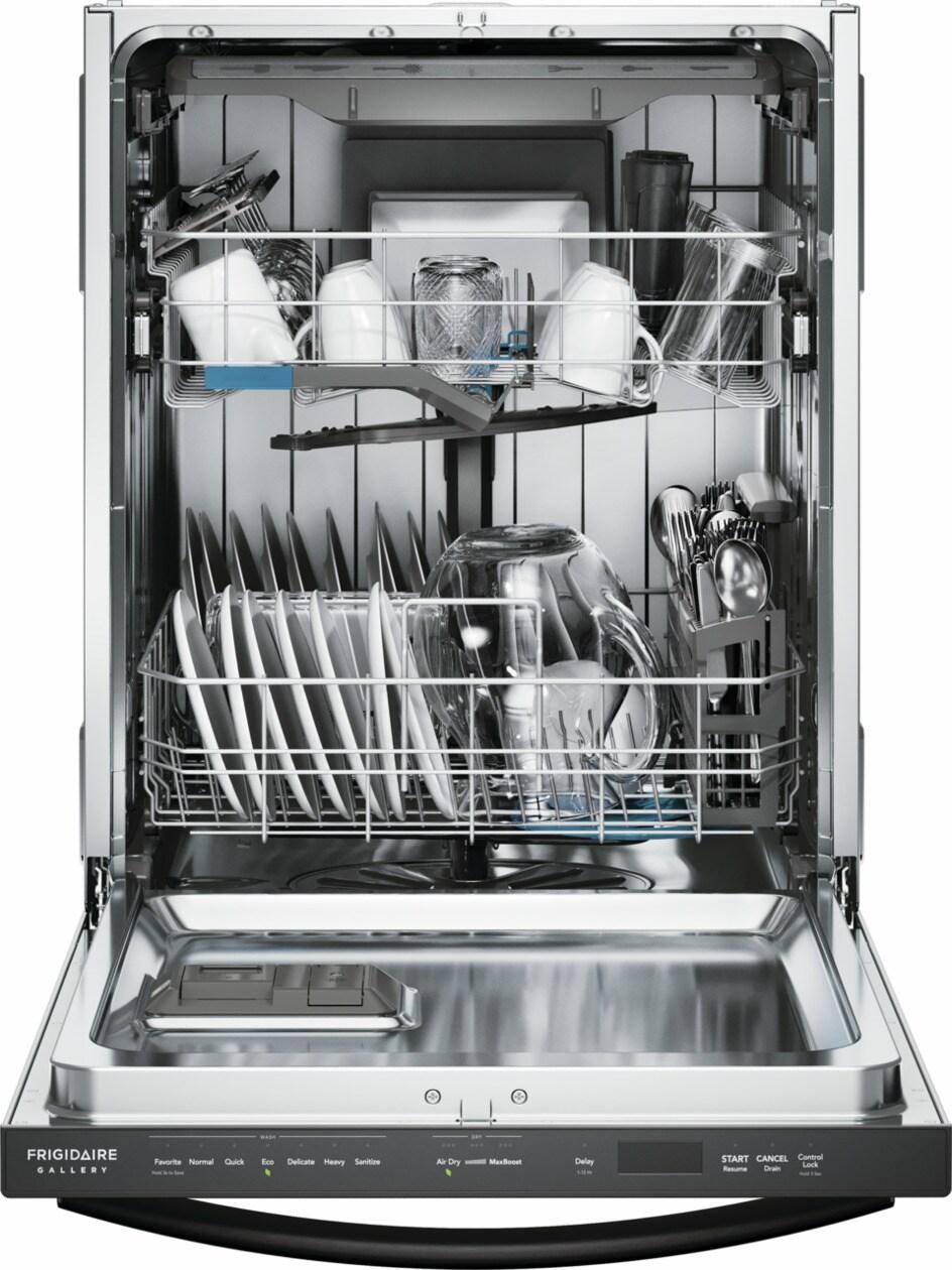 FRIGIDAIRE GDSH4715AD Frigidaire Gallery 24"" Stainless Steel Tub Built-in Dishwasher WITH...