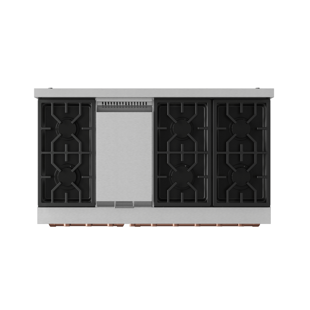 THOR KITCHEN RSG48ERSG 48 Inch Professional Gas Range With Tilt Panel Touch Control In STA...