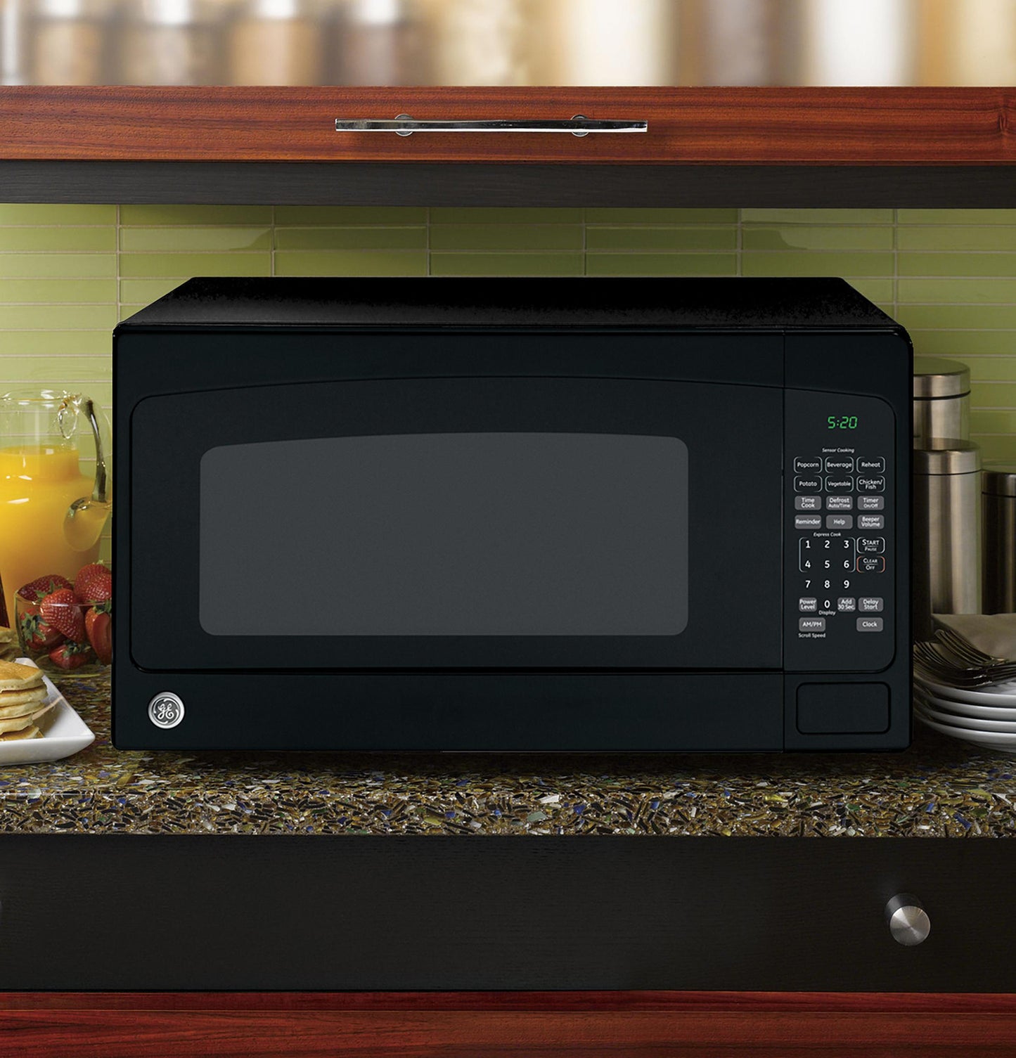 GE APPLIANCES GCST20S1WBB Ge 2.0 Cu. Ft. Capacity Countertop Microwave Oven