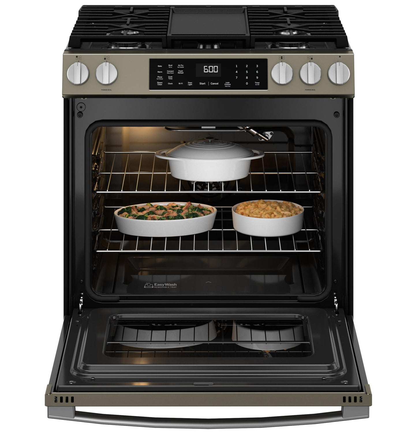 GE APPLIANCES GGS600AVES Ge 30"" Slide-in Front-control Convection Gas Range With No PREHE...
