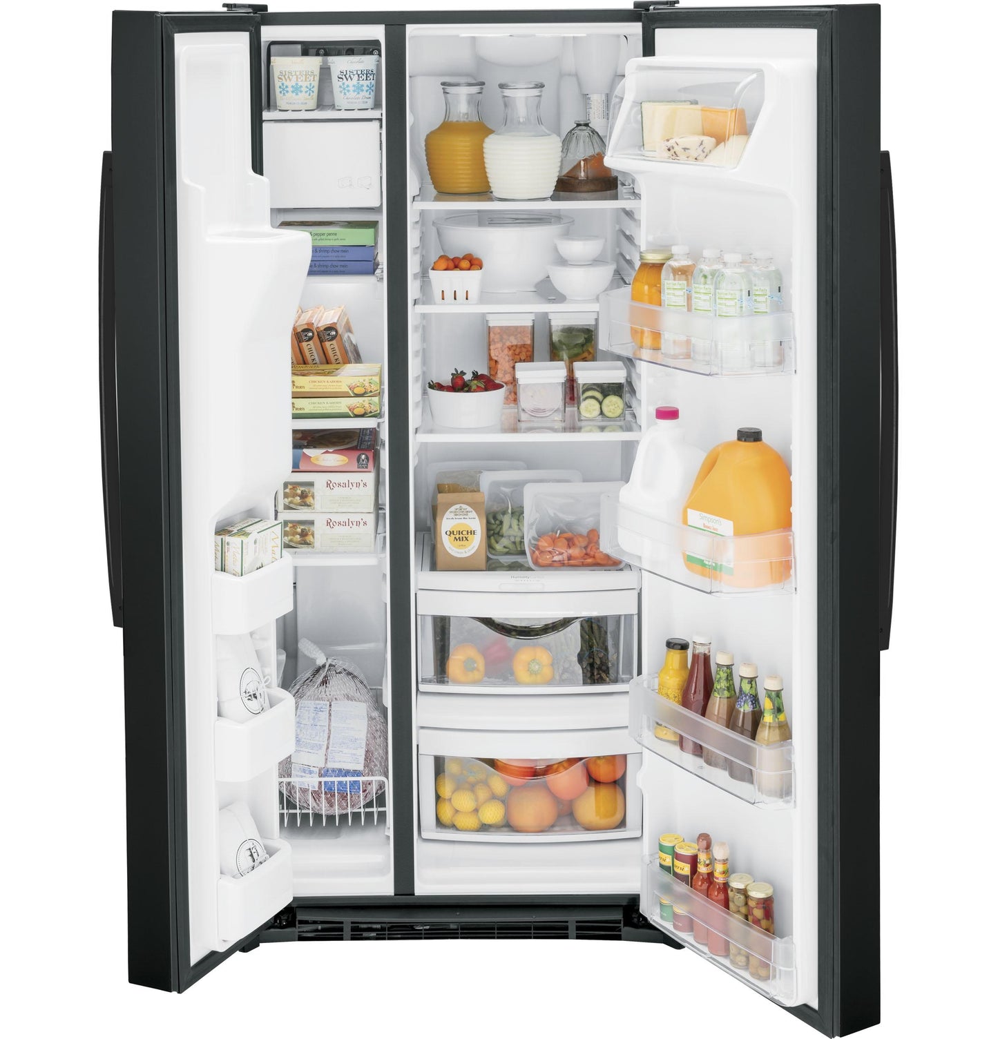 GE APPLIANCES GSS23GGPBB Ge 23.0 Cu. Ft. Side-by-side Refrigerator