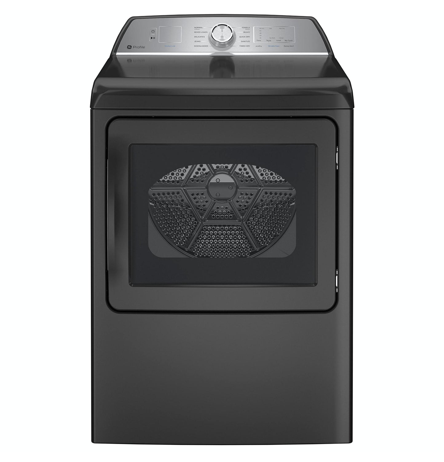 GE APPLIANCES PTD60EBPRDG GE Profile 7.4 Cu. Ft. Capacity Aluminized Alloy Drum Electric ...