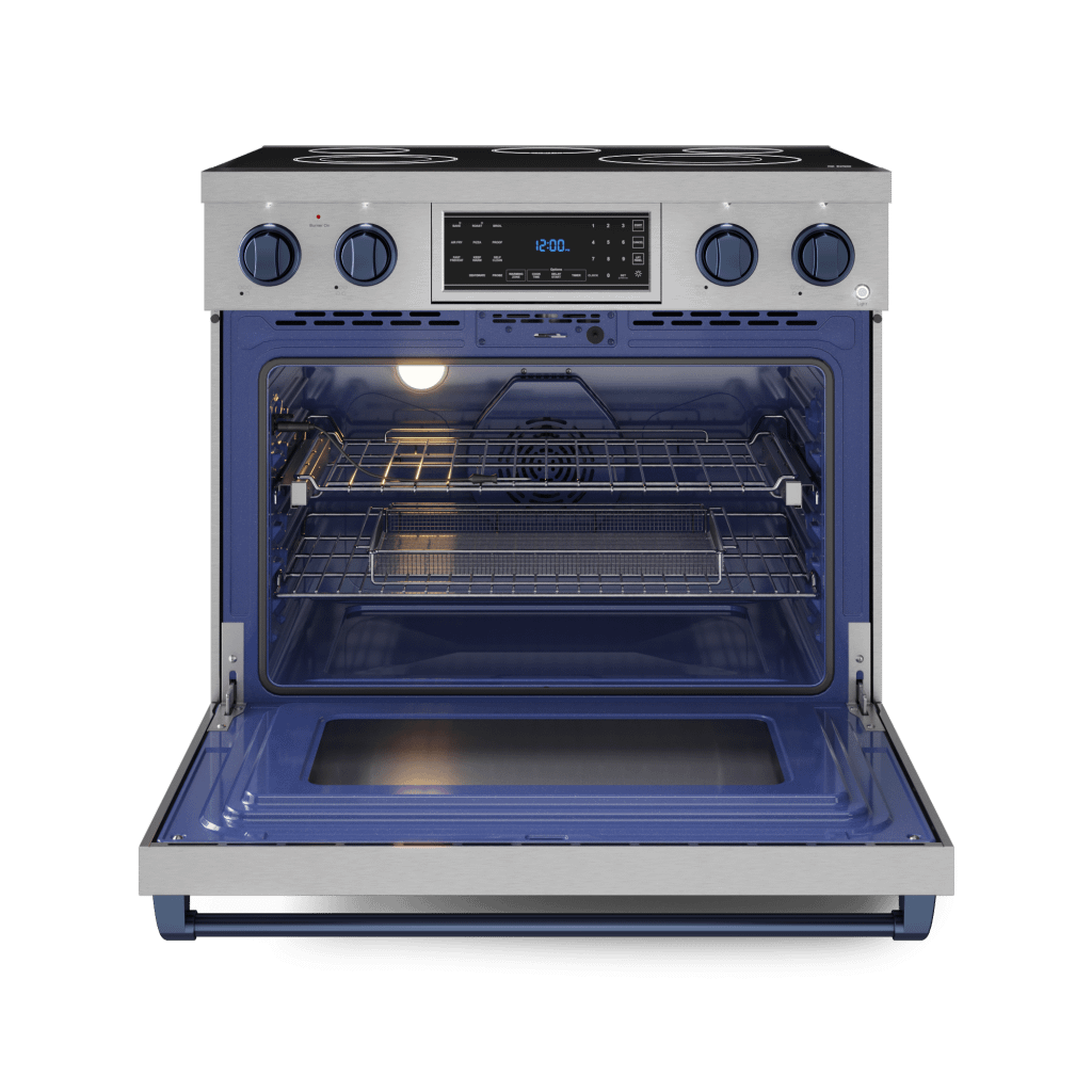 THOR KITCHEN RSE36BLU 36 Inch Professional Electric Range With Tilt Panel Touch Control I...