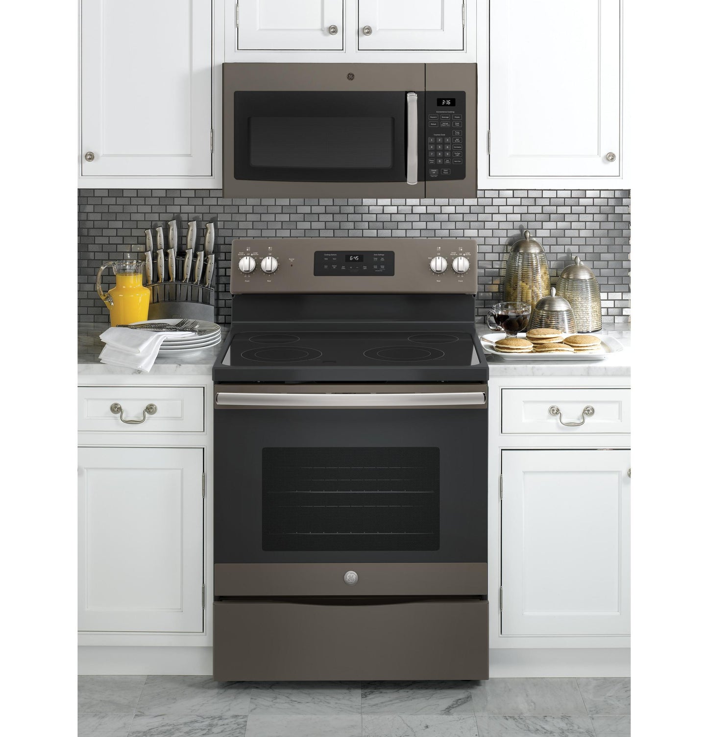 GE APPLIANCES JVM3160EFES Ge 1.6 Cu. Ft. Over-the-range Microwave Oven
