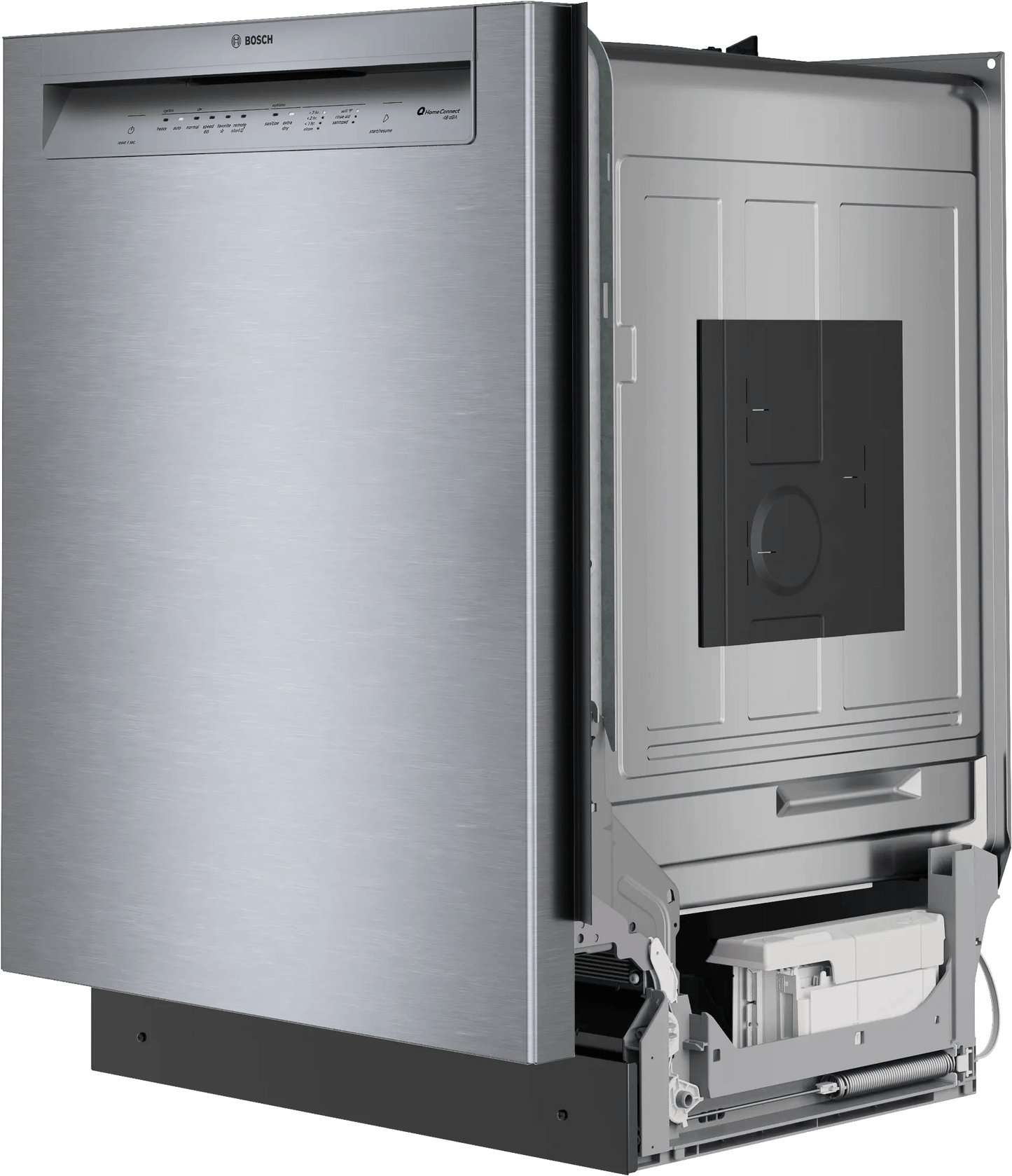 BOSCH SHE43DM5N Bosch 300 Recessed Handle, 48 Dba, Standard 3rd Rack, Puredry - Ss