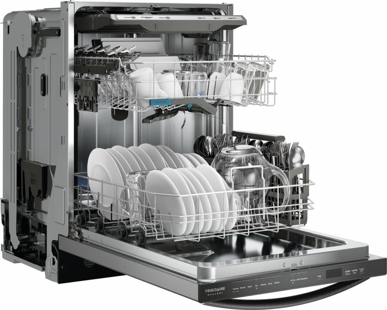 FRIGIDAIRE GDSH4715AF Frigidaire Gallery 24"" Stainless Steel Tub Built-in Dishwasher WITH...