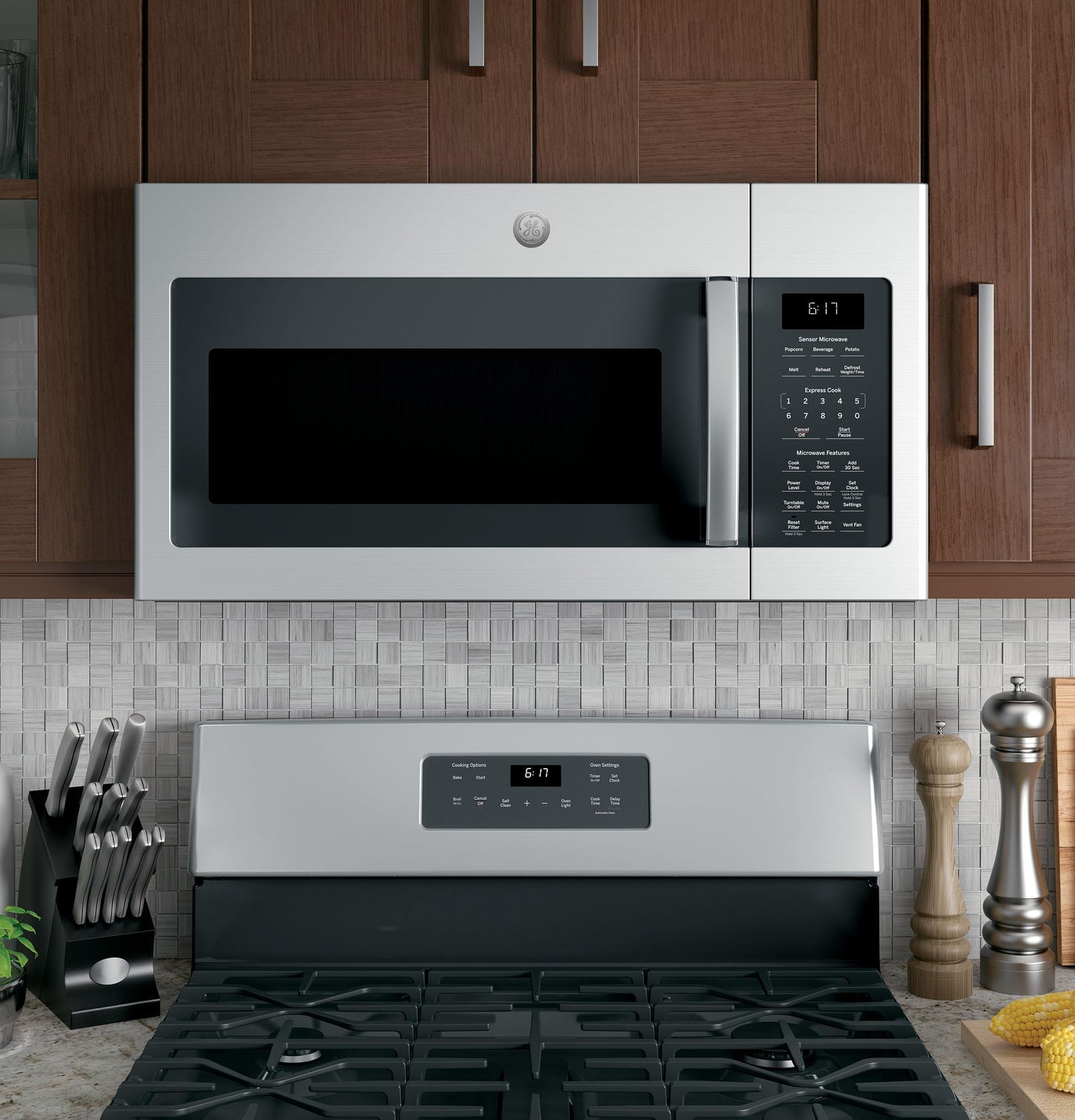 GE APPLIANCES JVM6175SKSS Ge Series 1.7 Cu. Ft. Over-the-range Sensor Microwave Oven