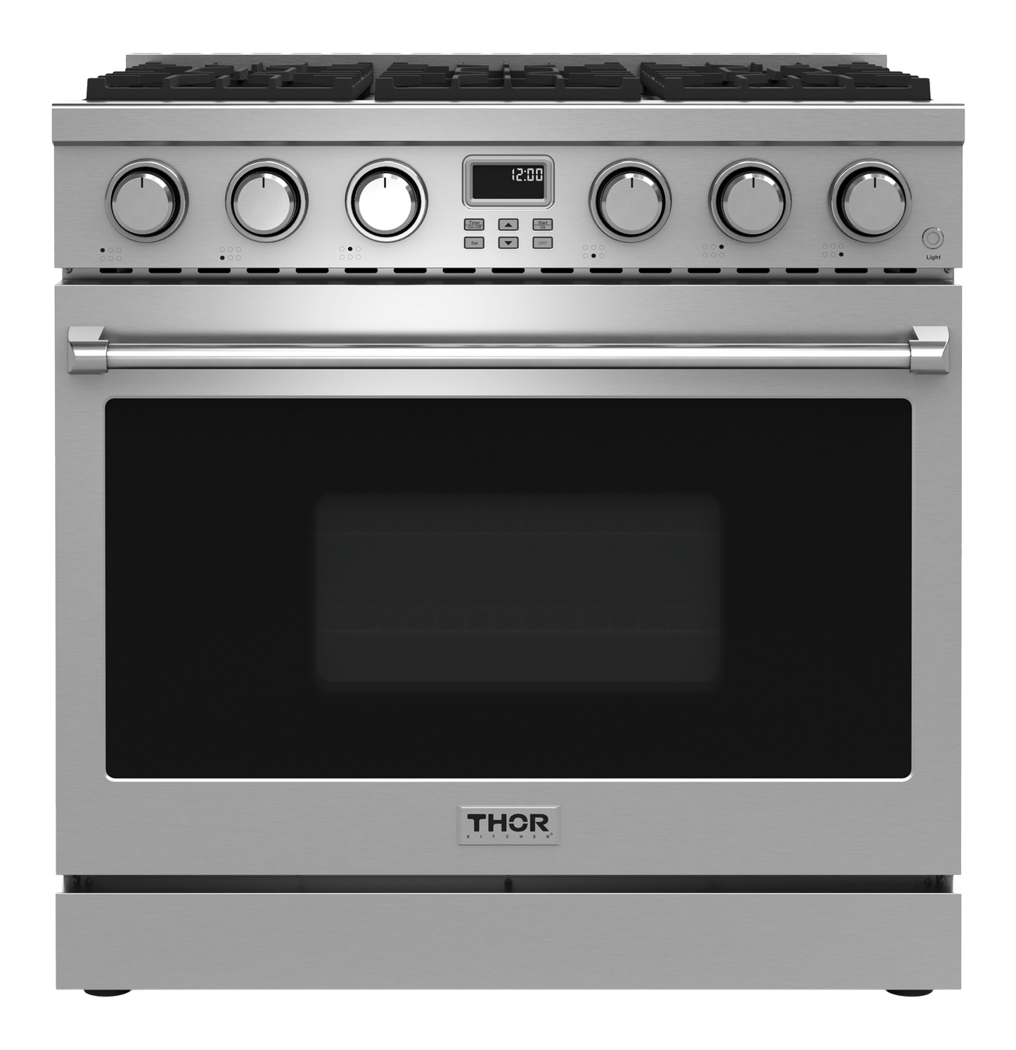 THOR KITCHEN ARG36 36 Inch Contemporary Professional Gas Range In Stainless Steel