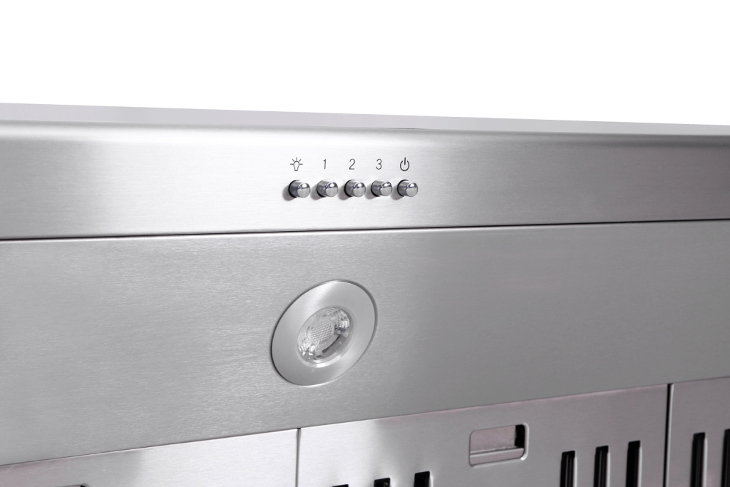 THOR KITCHEN TRH4805 48 Inch Professional Range Hood, 16.5 Inches Tall In Stainless Steel