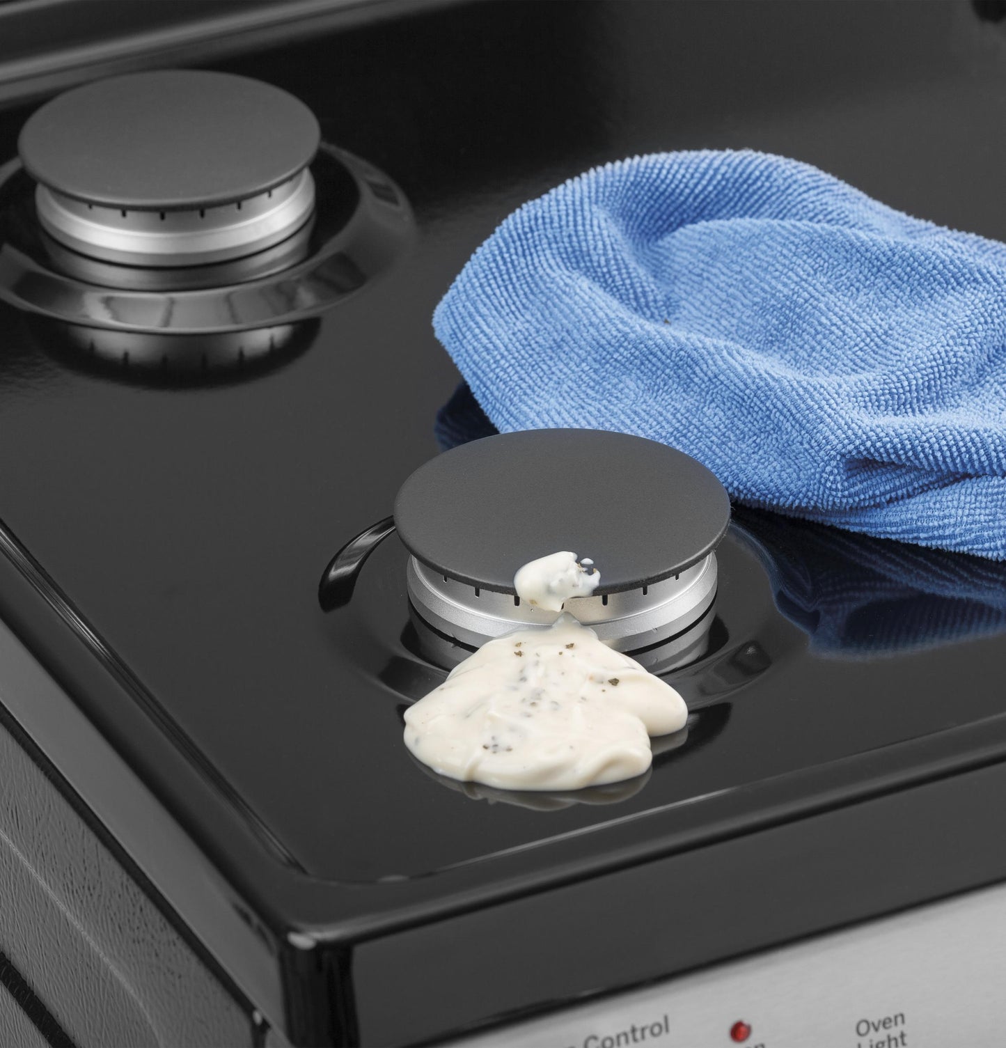 GE APPLIANCES JGAS640RMSS Ge 24"" Steam Clean Free-standing/slide-in Gas Range