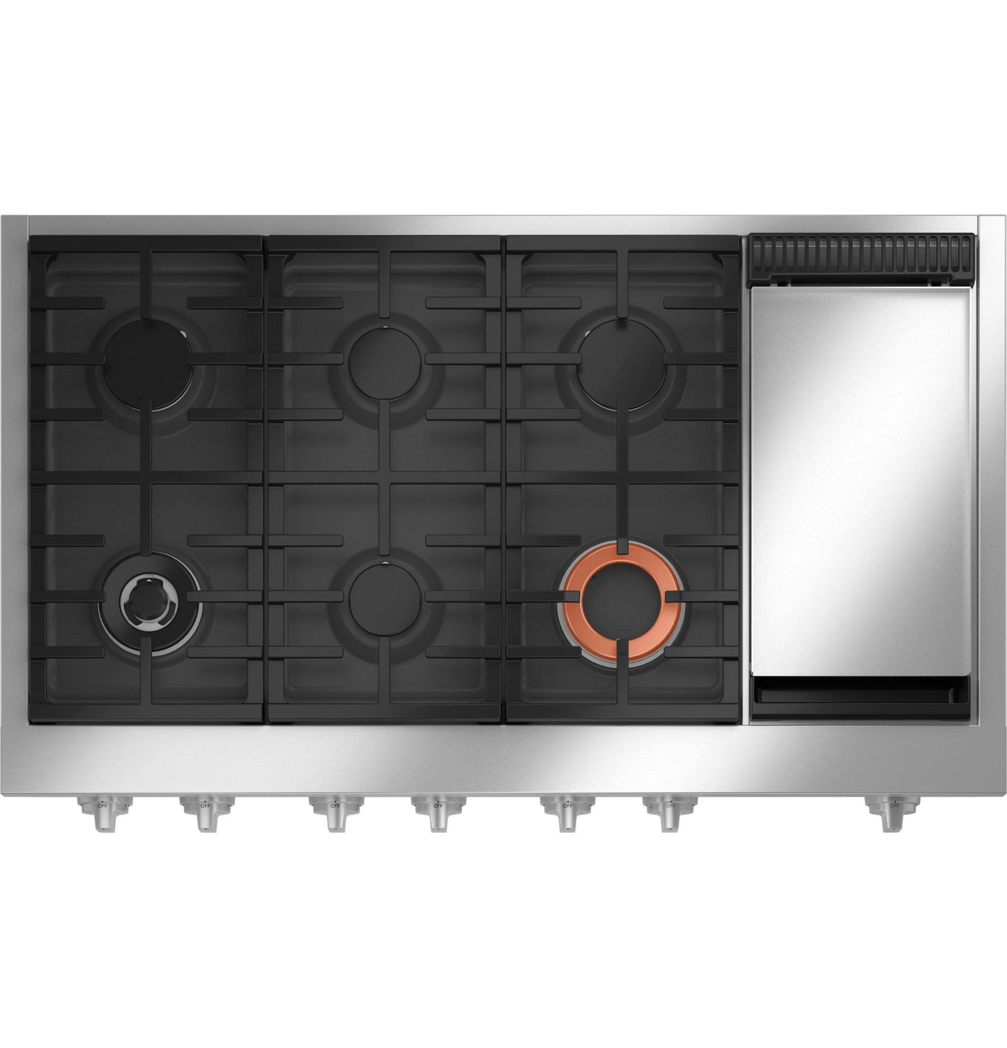 CAFE CGU486P3TD1 Cafe 48"" Commercial-style Gas Rangetop With 6 Burners and GRI...