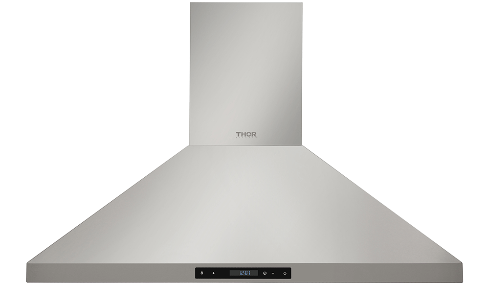 THOR KITCHEN HRH3607 36in Wall Mount Chimney Range Hood In Stainless Steel With LED LIGH...