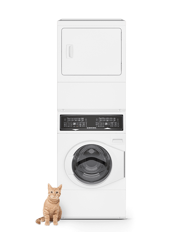 SPEED QUEEN SF7007WE Sf7 Stacked White Washer - Electric Dryer With Pet Plus | Sanitize ...