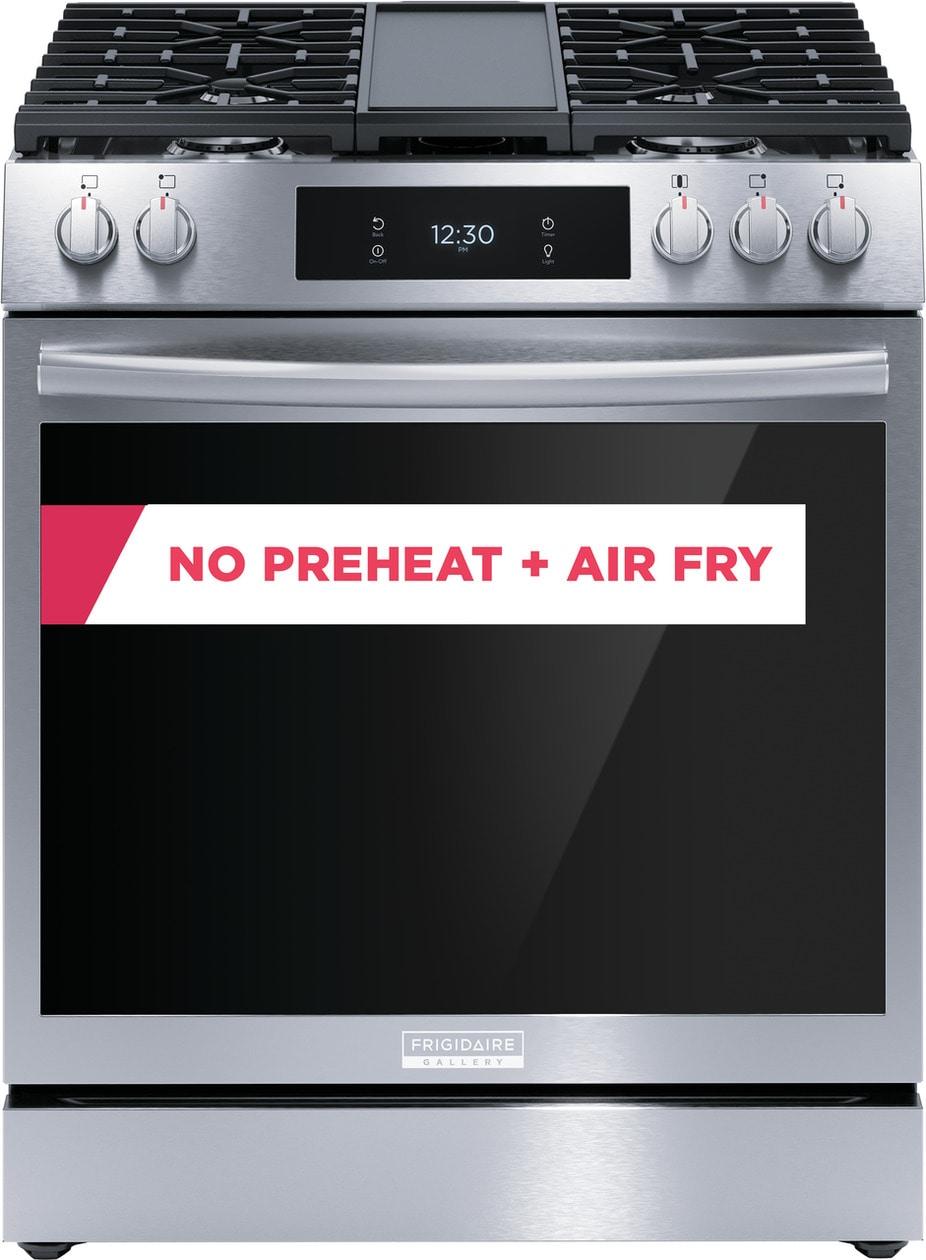 FRIGIDAIRE GCFG3060BF Frigidaire Gallery 30"" Front Control Gas Range With Total Convection