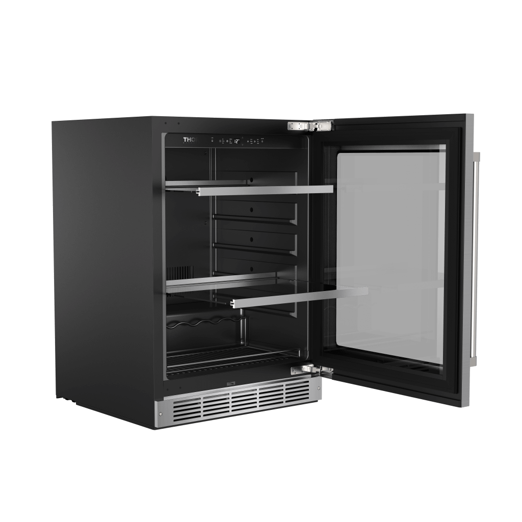 THOR KITCHEN TBR24US Thor Kitchen 24 Inch Professional Indoor Undercounter Beverage COOL...
