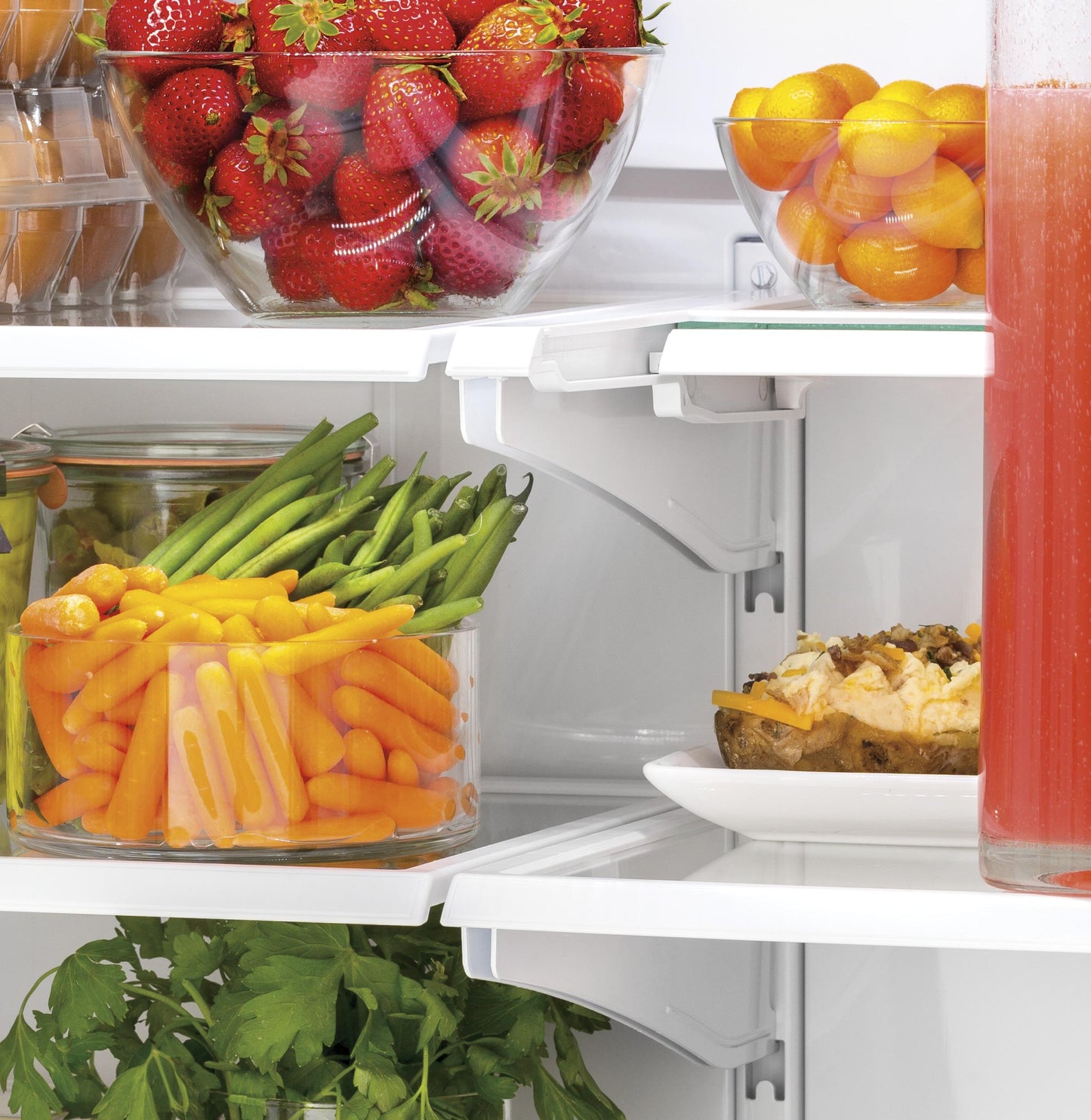 GE APPLIANCES GWE19JYLFS Ge Energy Star 18.6 Cu. Ft. Counter-depth French-door REFRIGE...