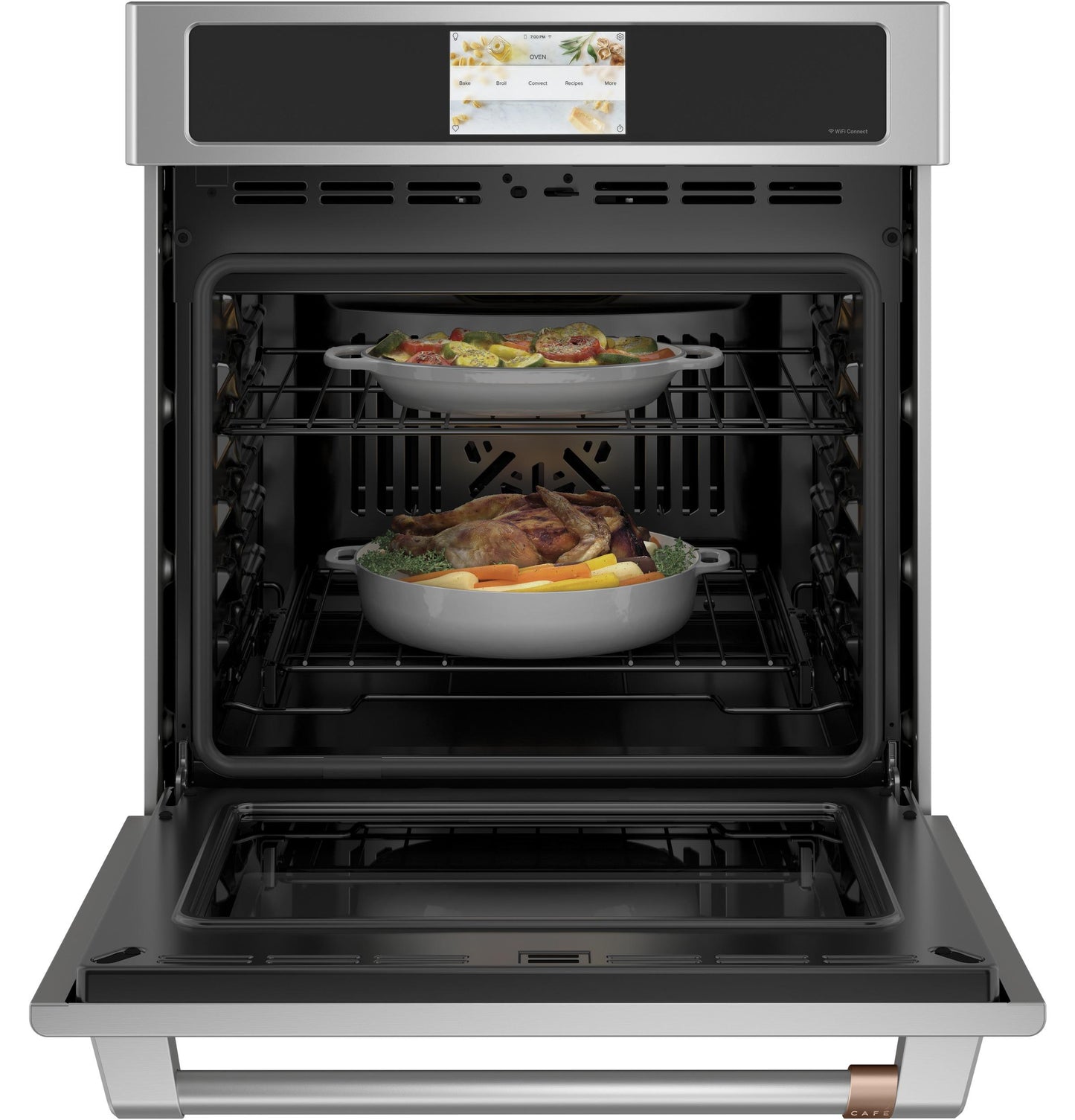 CAFE CKS70DP2NS1 Cafe Cafe 27"" Built-in Single Electric Convection Wall Oven
