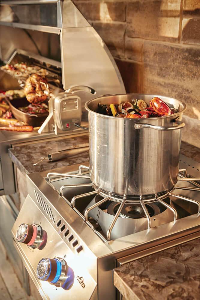 NAPOLEON BBQ BIB18PBNSS Built-in 700 Series Power Burner With Stainless Steel Cover , STAIN...