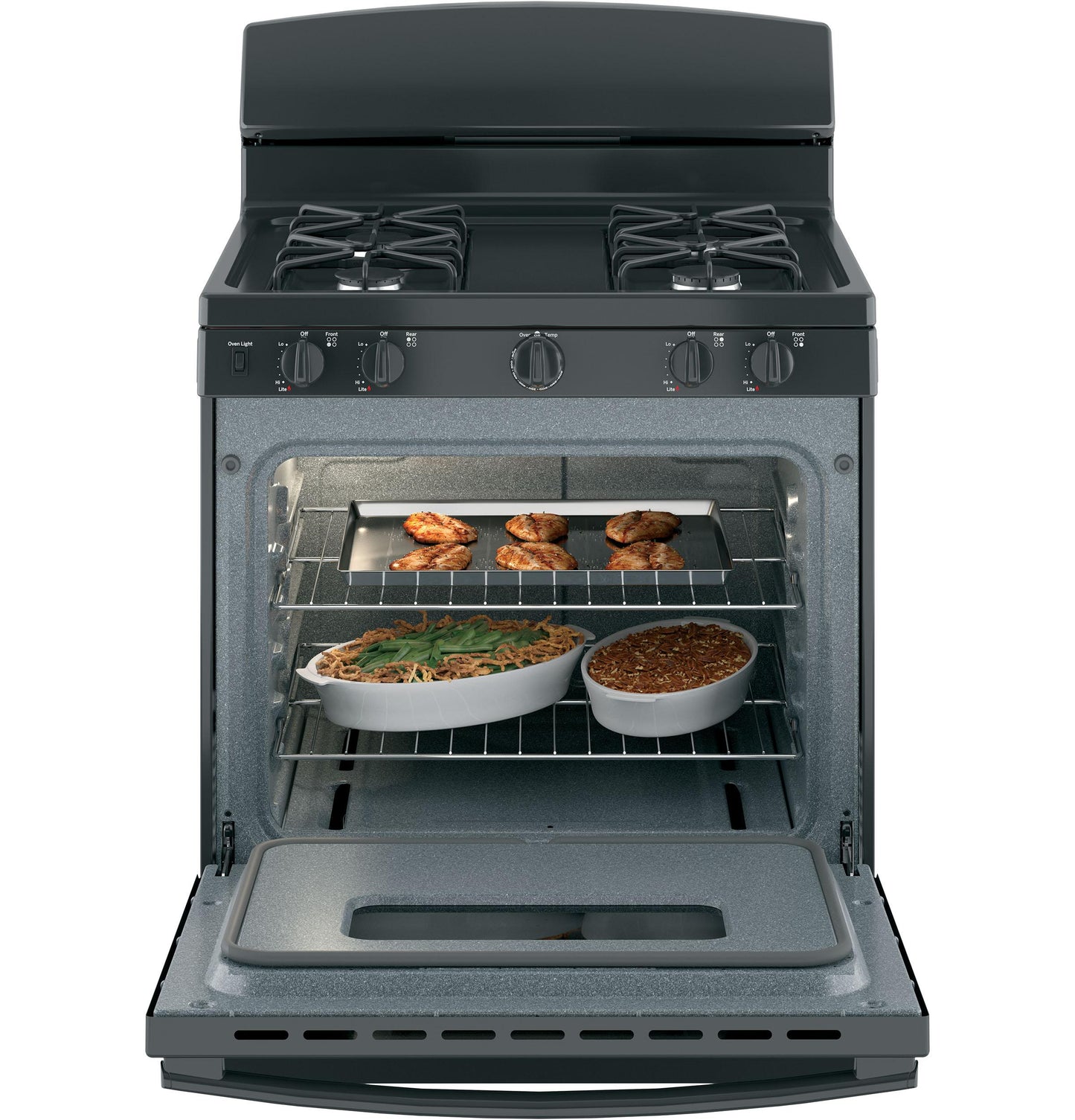 GE APPLIANCES JGBS10DEMBB Ge 30"" Free-standing Front Control Gas Range