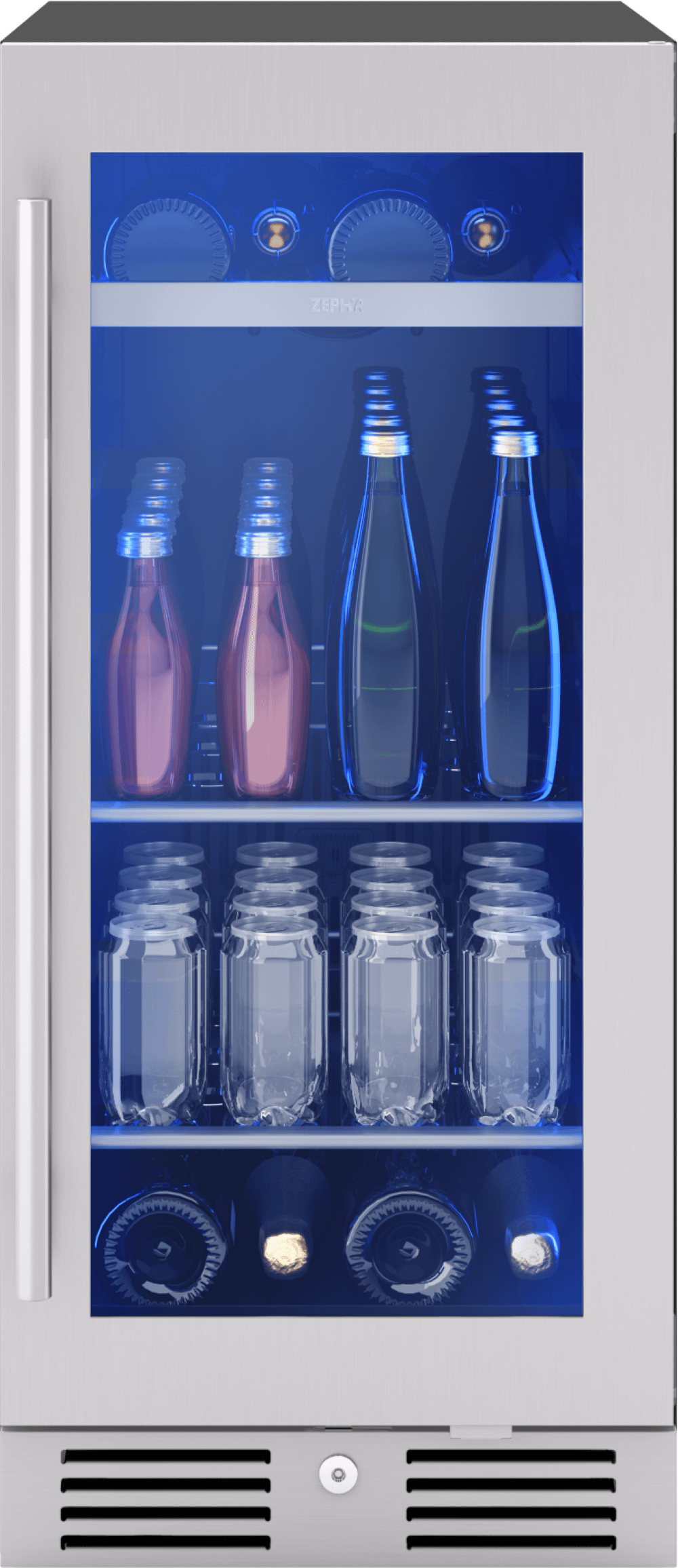 ZEPHYR PRB15C01CG Zephyr 15"" Single Zone Beverage Cooler