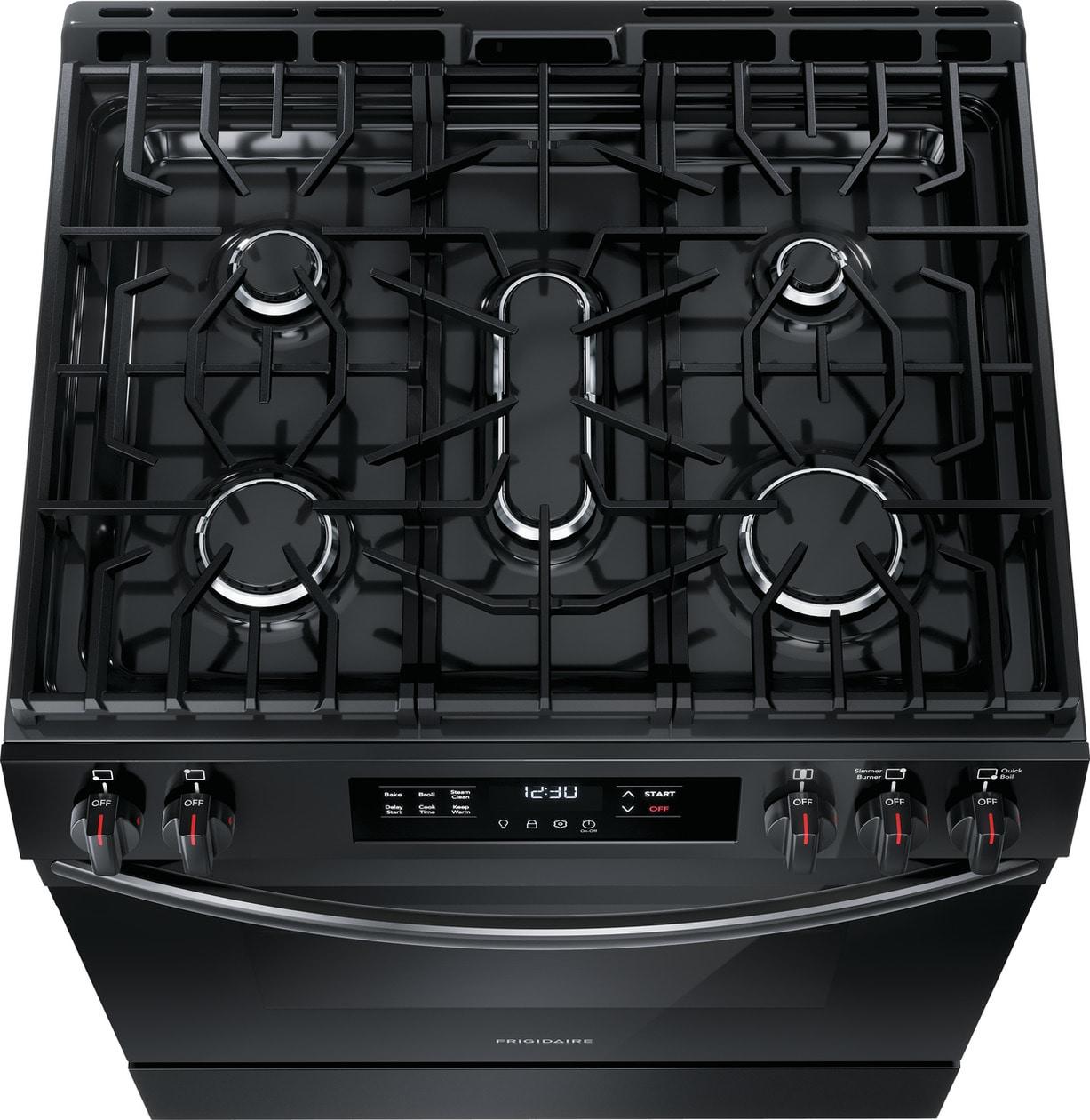 FRIGIDAIRE FCFG3062AB Frigidaire 30"" Front Control Gas Range With Quick Boil