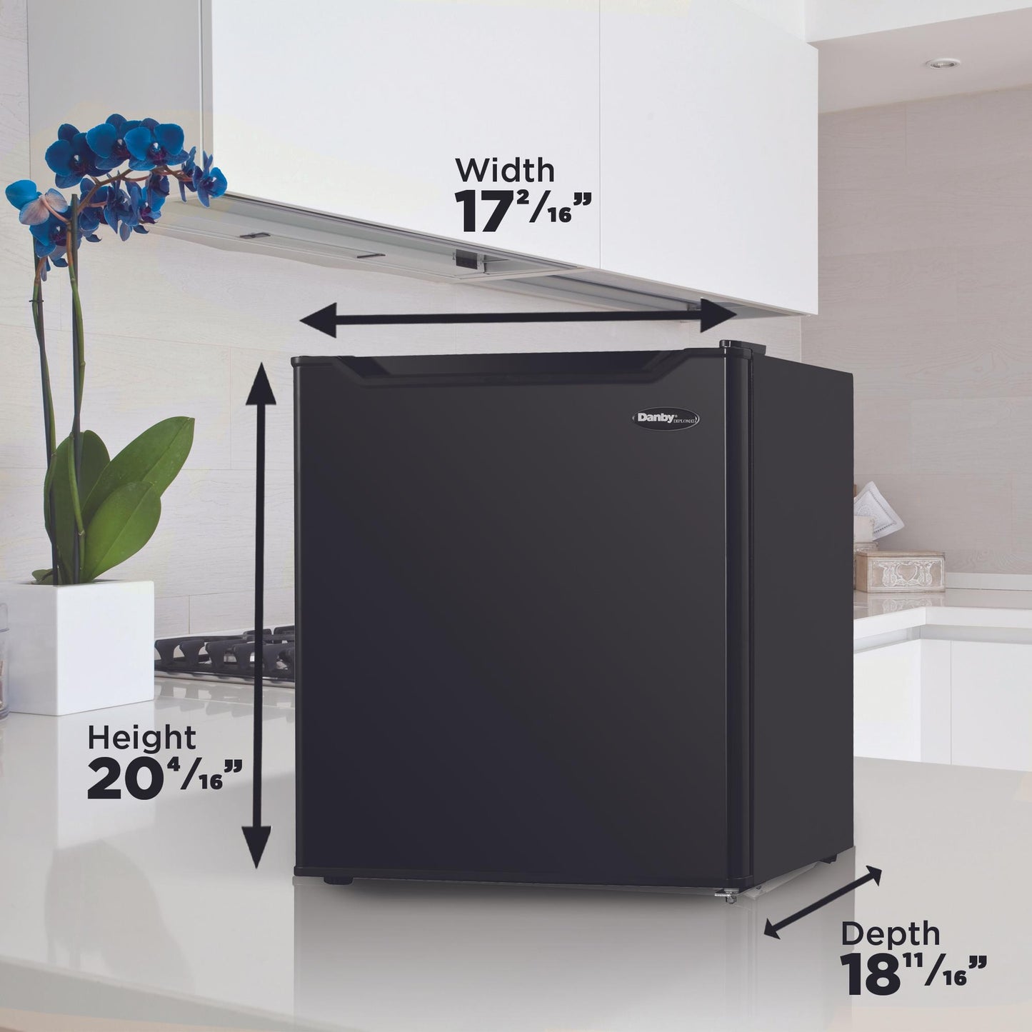 DANBY DAR016B1BM Danby 1.6 CU.FT. Compact Refrigerator
