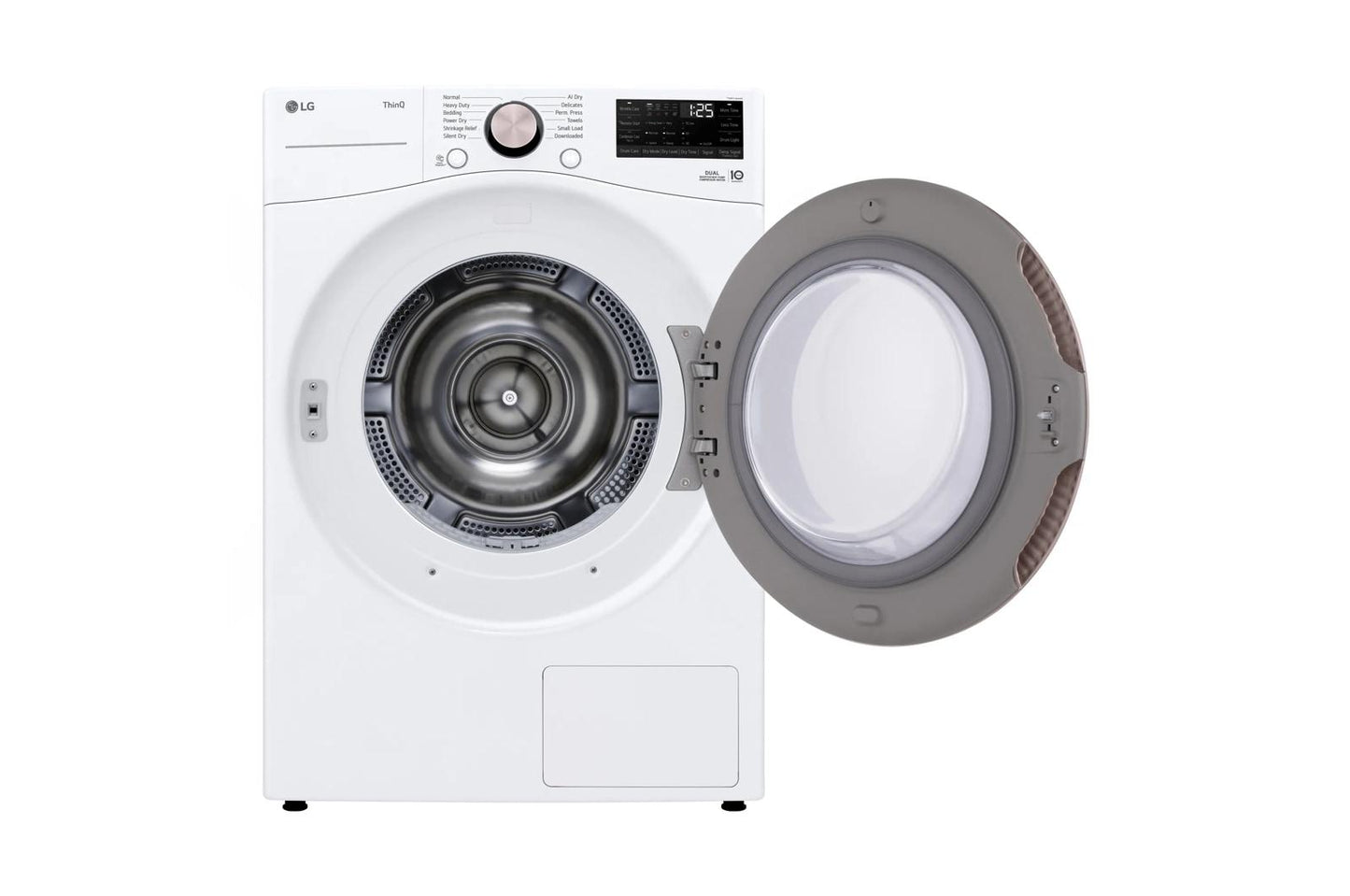 LG DLHC4002W 7.8 Cu. Ft. MEGA Capacity Smart Front Load Dryer With Dual INVERTER...