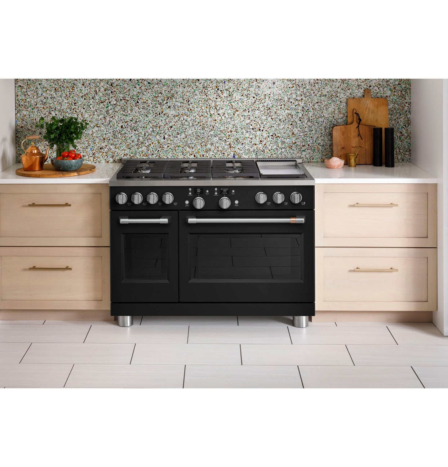 CAFE C2Y486P3TD1 Cafe 48"" Smart Dual-fuel Commercial-style Range With 6 BURNER...
