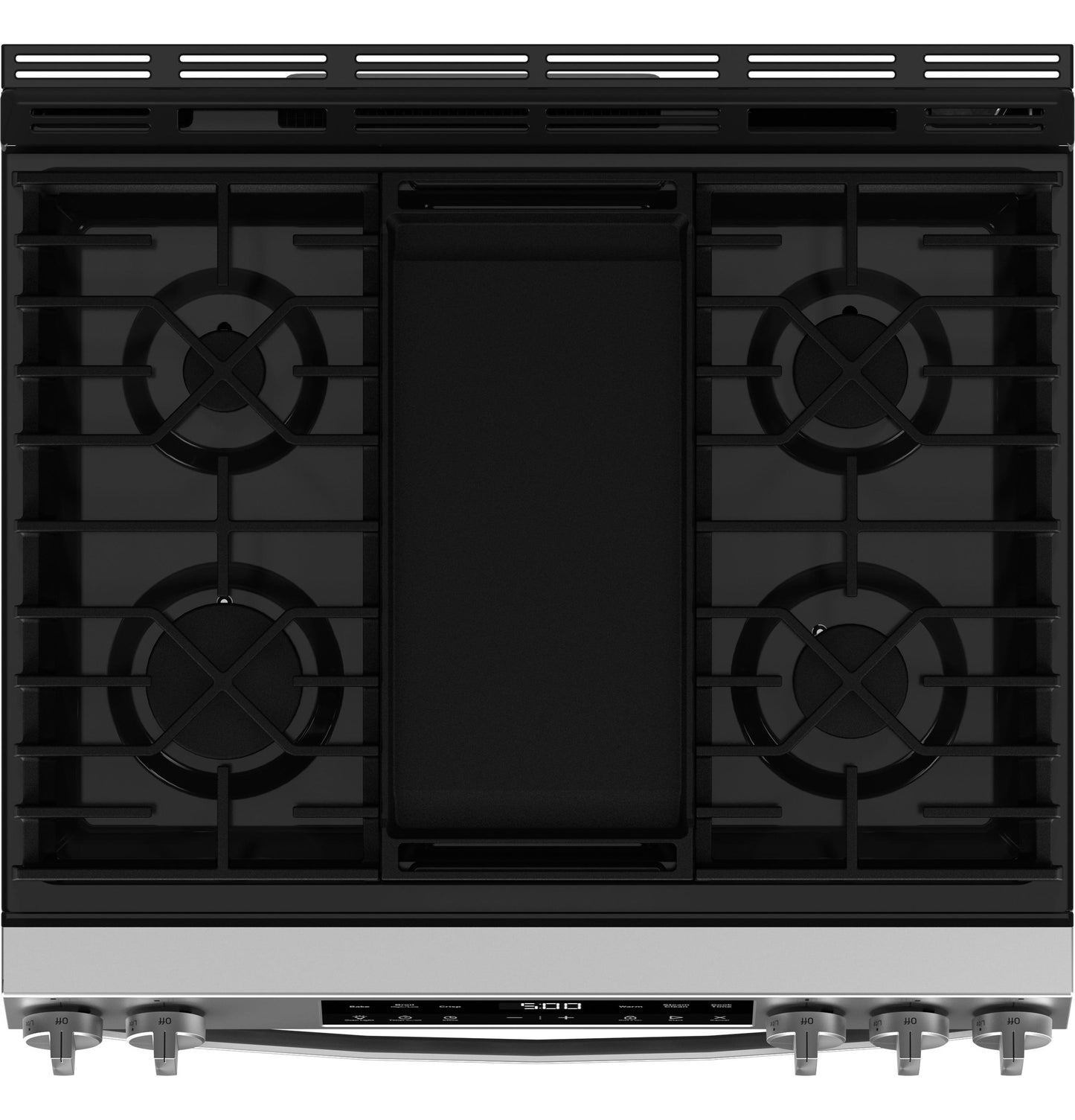 GE APPLIANCES GGS500SVSS Ge 30"" Slide-in Front Control Gas Range With Crisp Mode