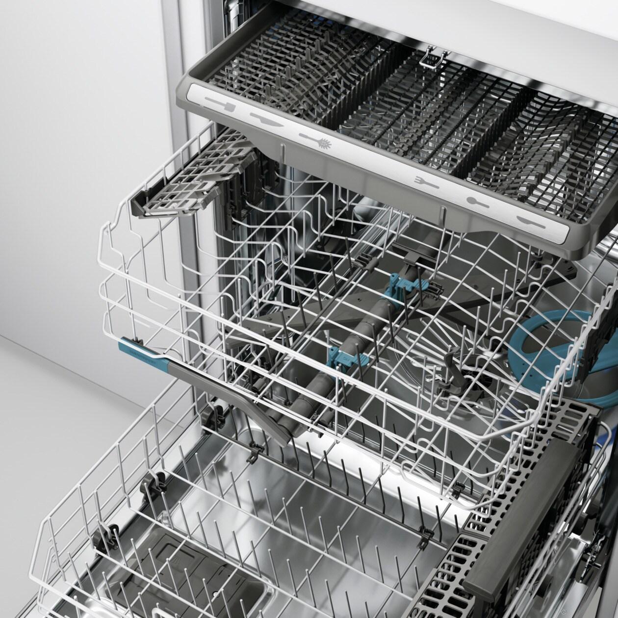FRIGIDAIRE GDSH4715AF Frigidaire Gallery 24"" Stainless Steel Tub Built-in Dishwasher WITH...
