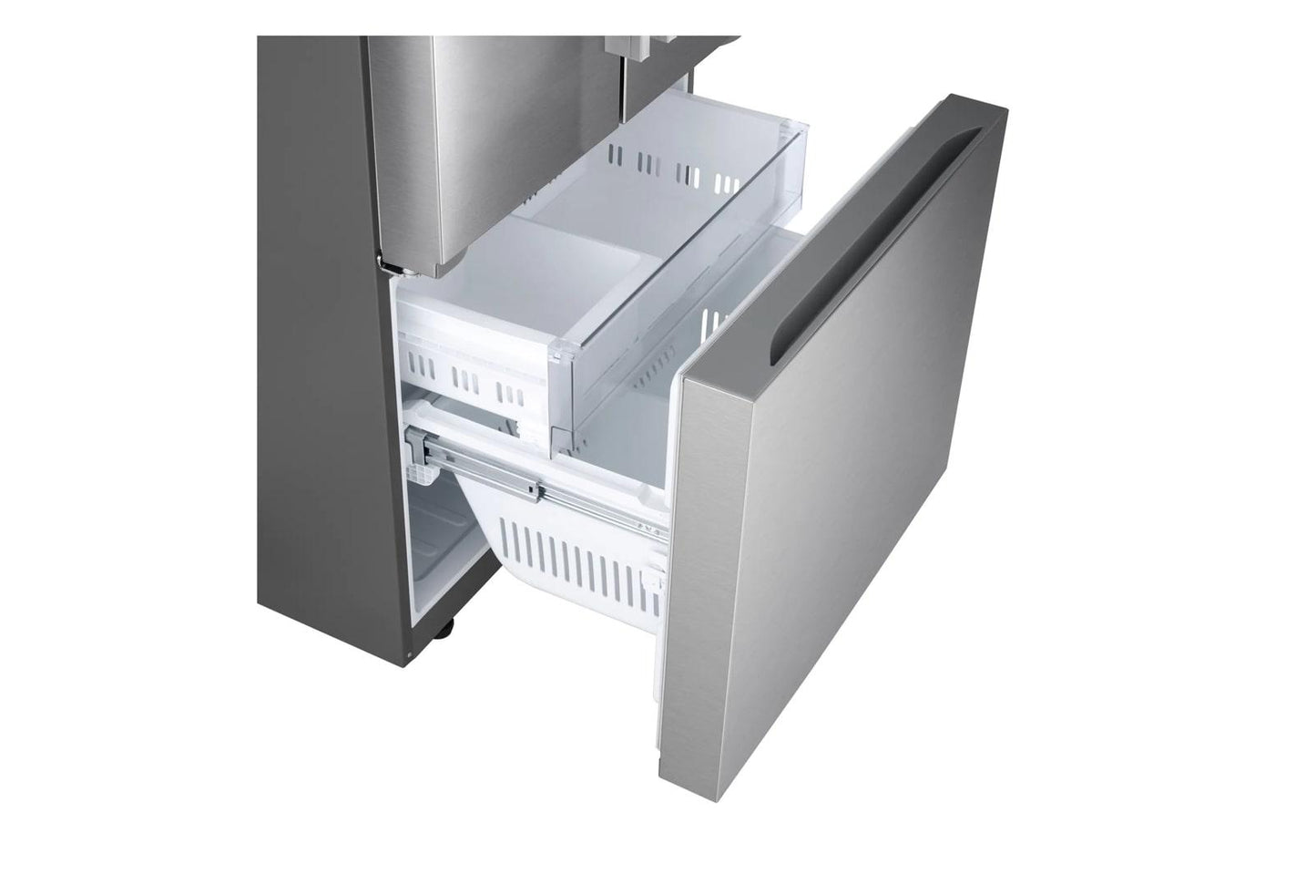 LG LF25H6200S 25 CU.FT. 3-door French Door Refrigerator With New Hybrid Handle DE...