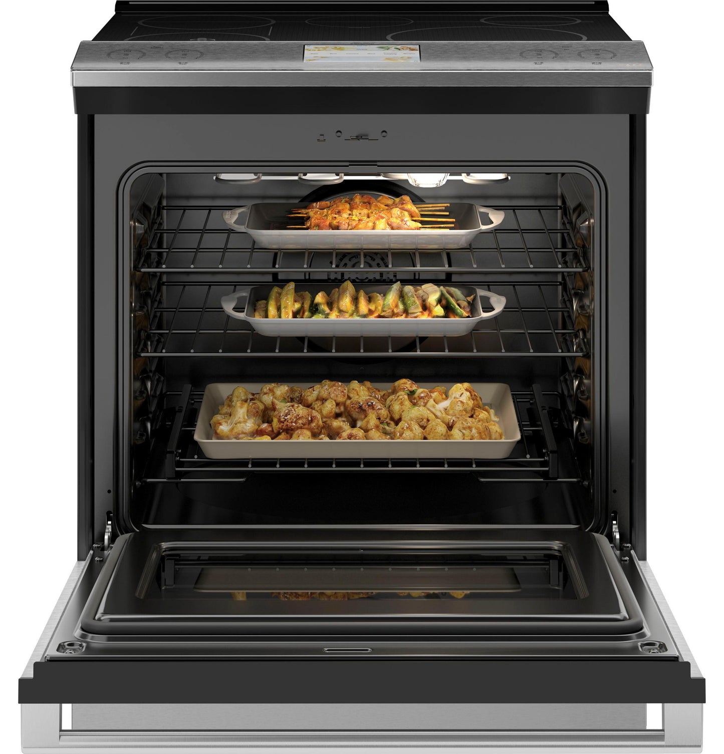 CAFE CHS90XM2NS5 Cafe 30"" Smart Slide-in, Front-control, Induction and CONVECT...