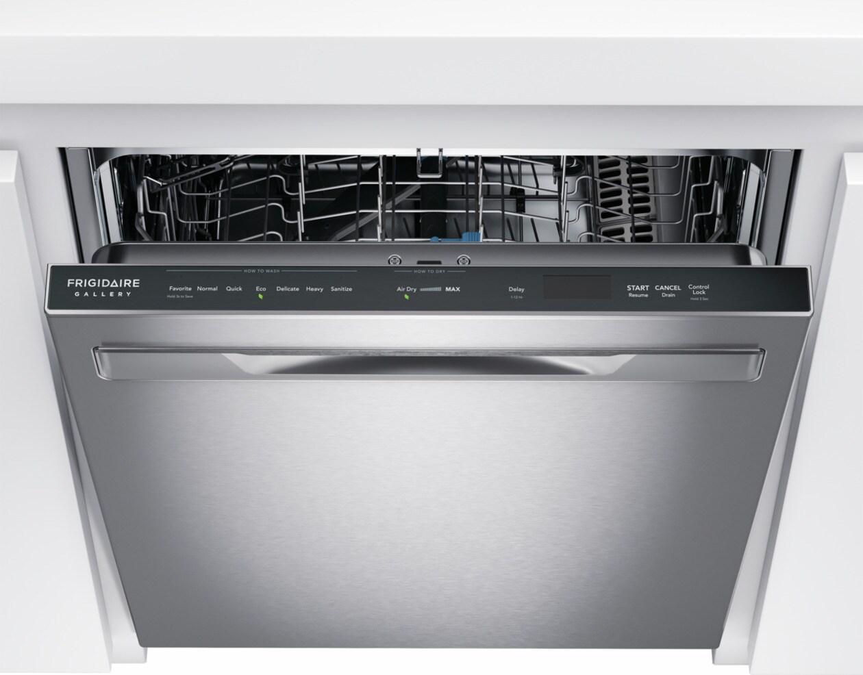 FRIGIDAIRE GDSP4715AF Frigidaire Gallery 24"" Stainless Steel Tub Built-in Dishwasher WITH...