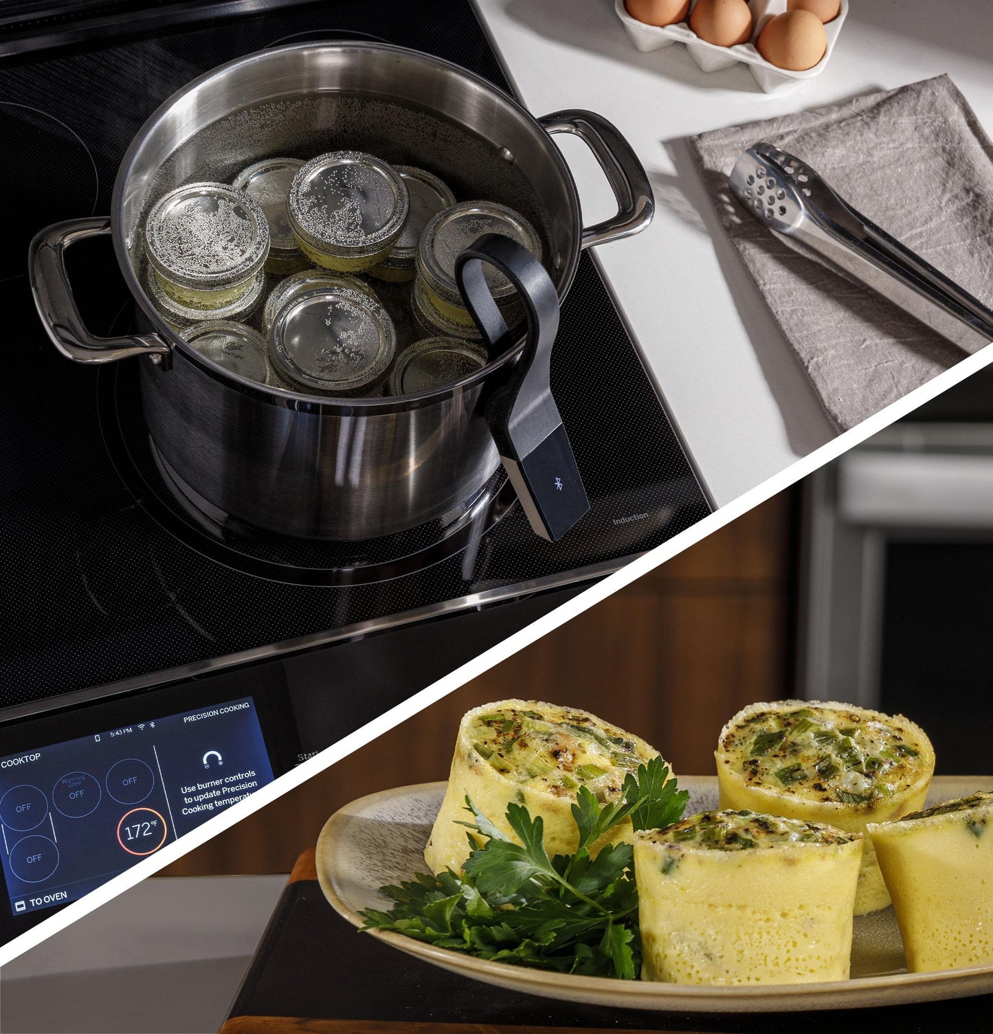 GE APPLIANCES PHS930YPFS GE Profile 30"" Smart Slide-in Fingerprint Resistant FRONT-CONTR...