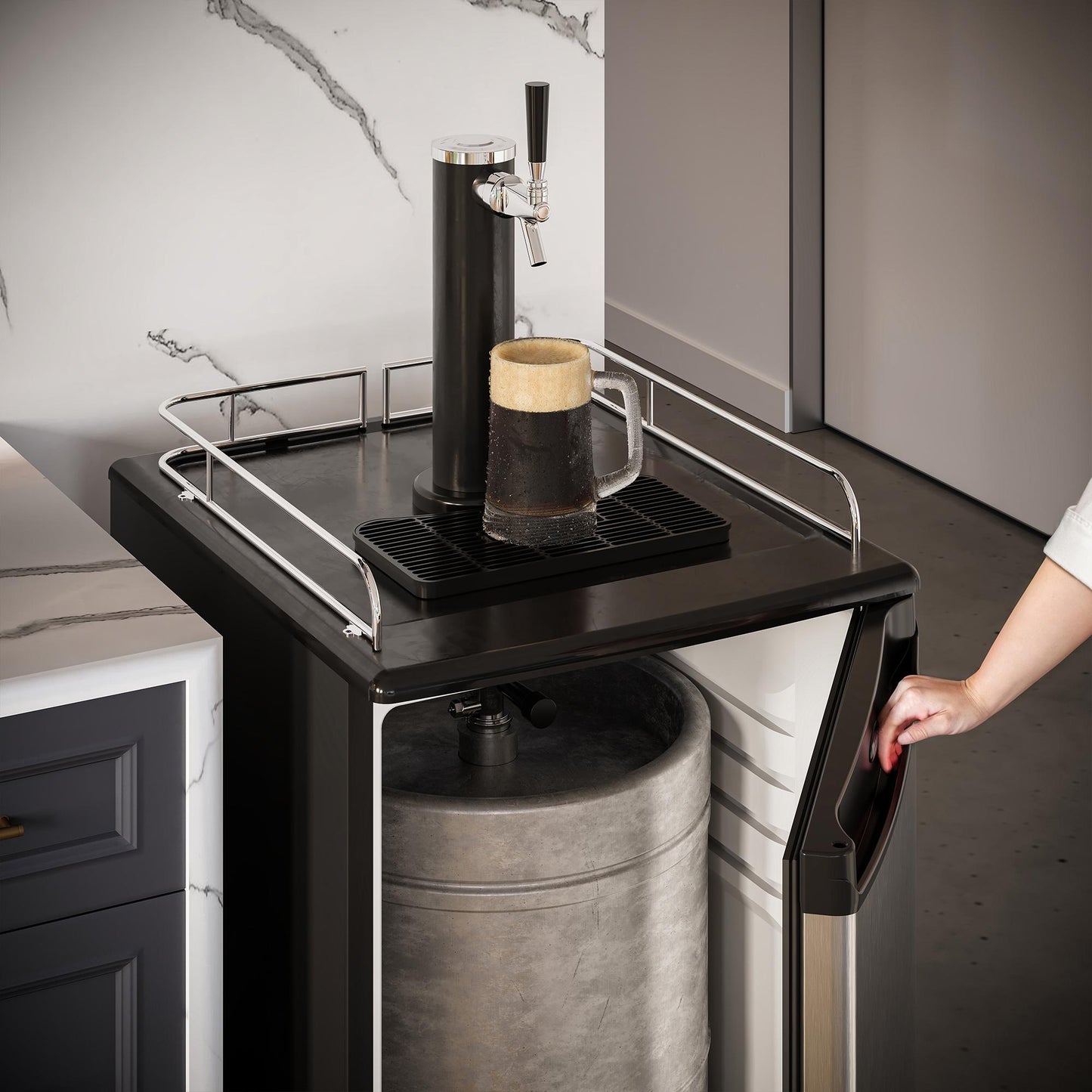 DANBY DKC054A1BSLDB Danby 5.4 Cu. Ft. Kegerator
